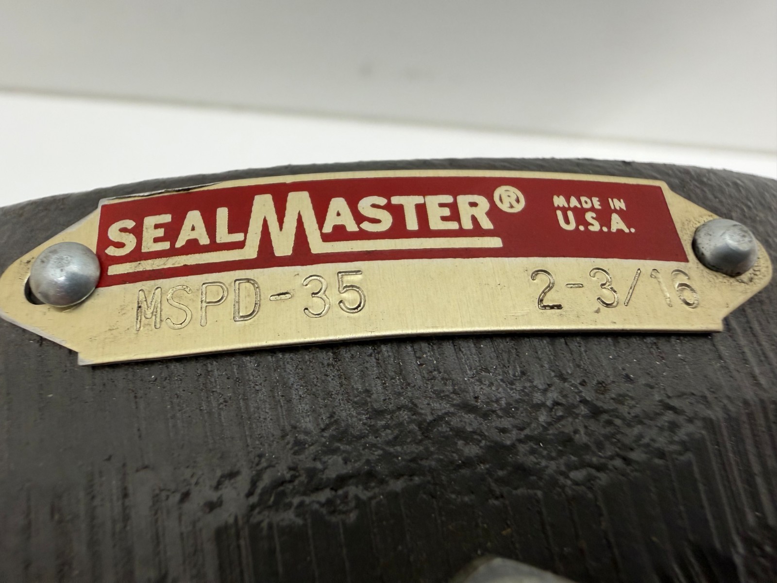 NEW OLD STOCK! SEALMASTER 2-3/16″ BORE PILLOW BLOCK BALL BEARING MSPD-35