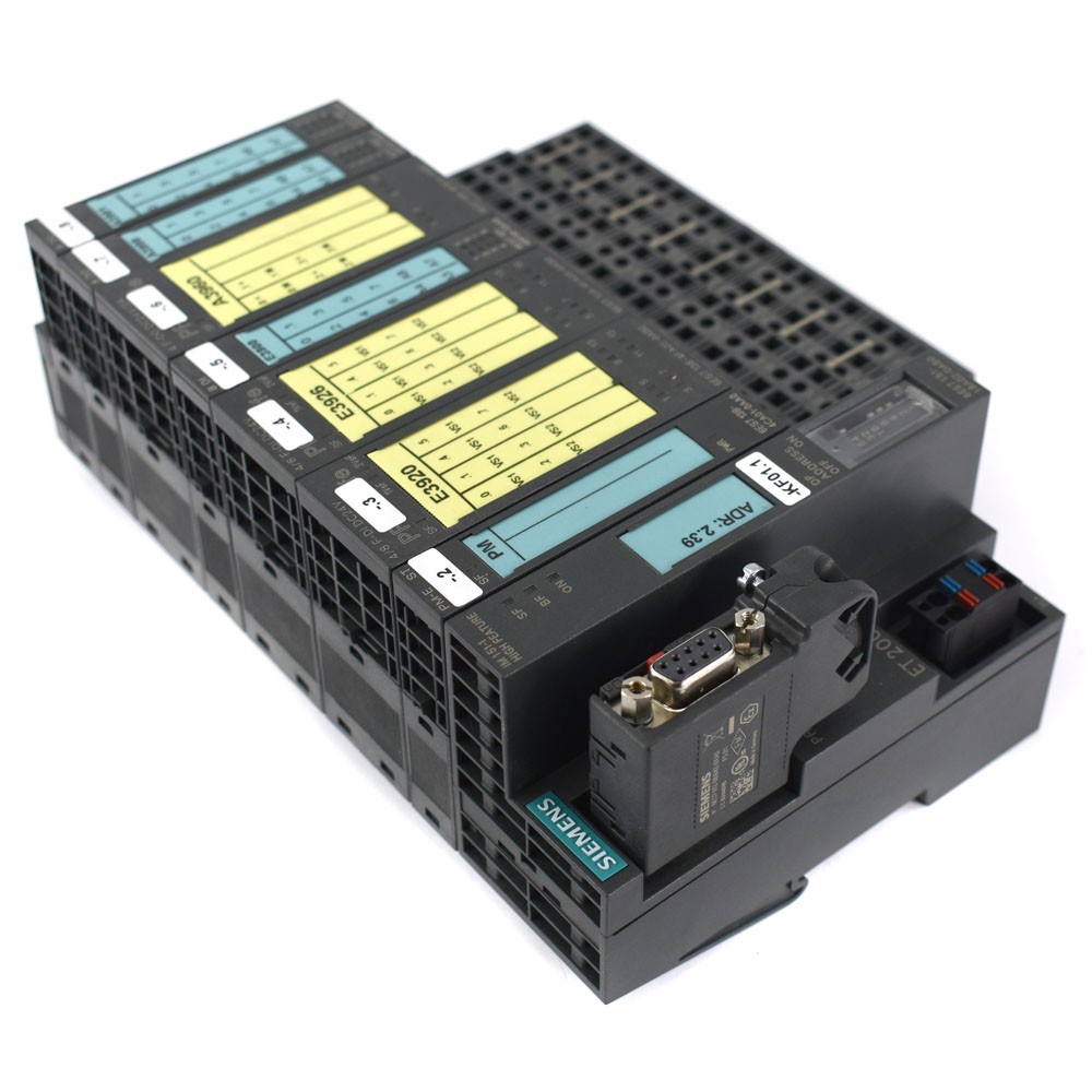 Siemens Simatic S7 6ES7 PLC Assembly w/ Interface, Power, Input, I/O Modules +
