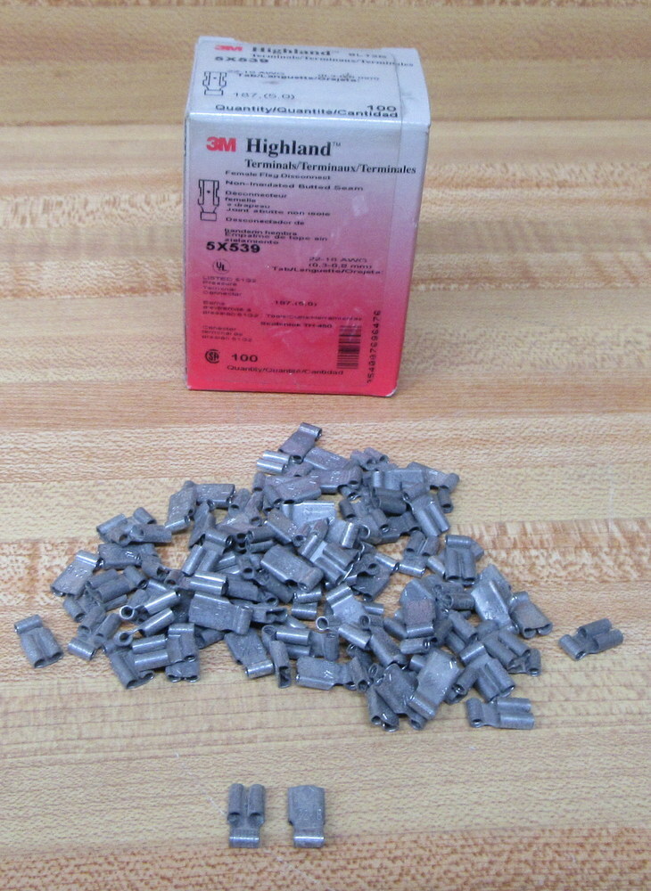 3M Highland 5X539 Flag Disconnect MU18187DFK (Pack of 200)