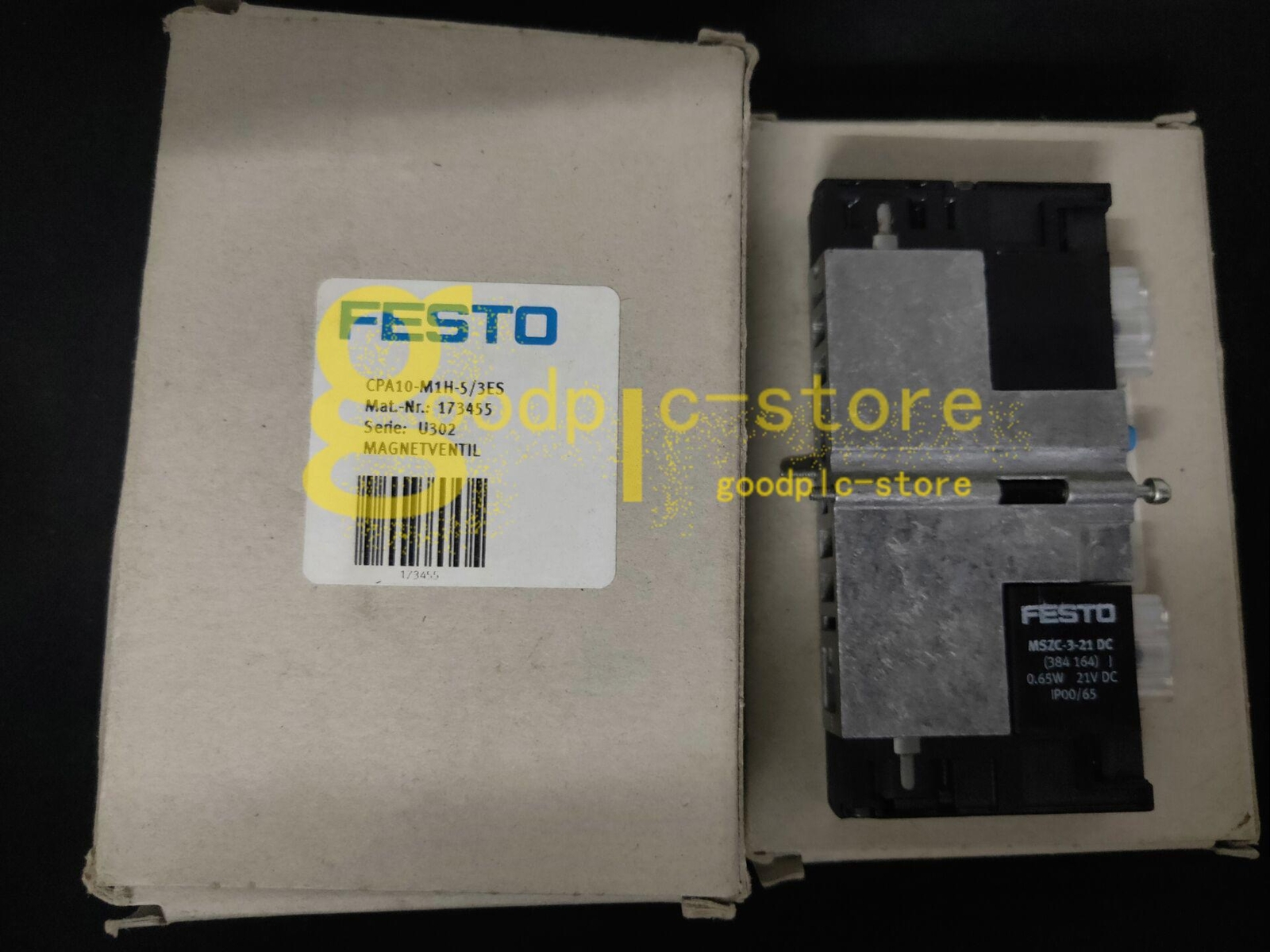 1PCS NEW FESTO CPA10-M1H-5/3-ES 173455 solenoid valve