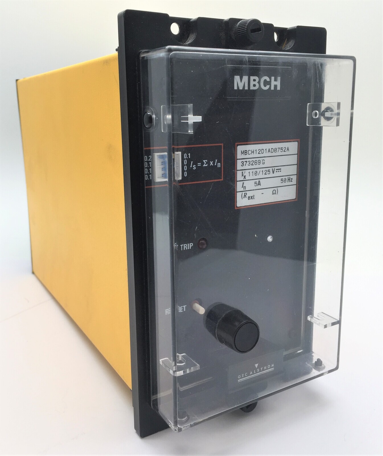 GEC Alsthom MBCH MBCH12D1AD0752A Differential Relay 110/125V 5A 50Hz