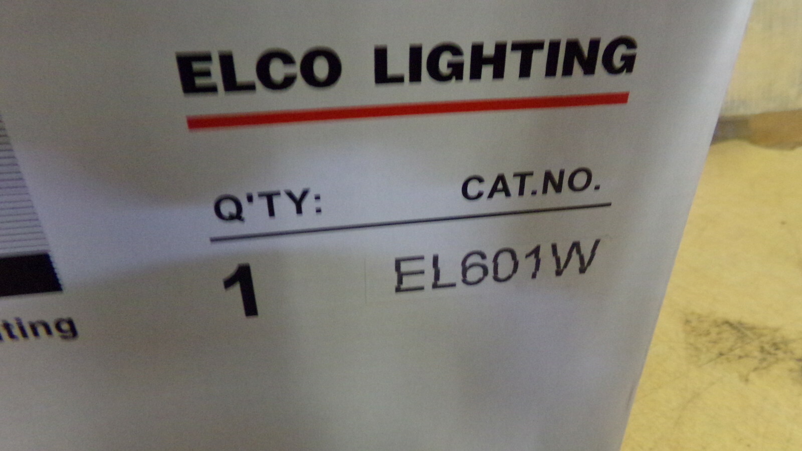 NEW Elco Lighting EL601W *Free Shipping*