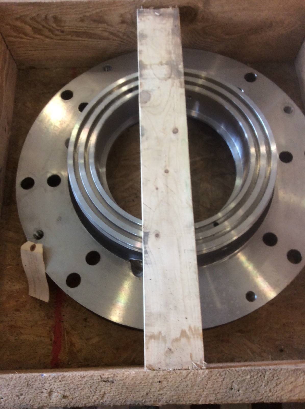 GL&V BELOIT BEARING COVER 54-203035-1. 304 SS 10-3/4” ID, 25-1/2” OD X 5-7/8” W