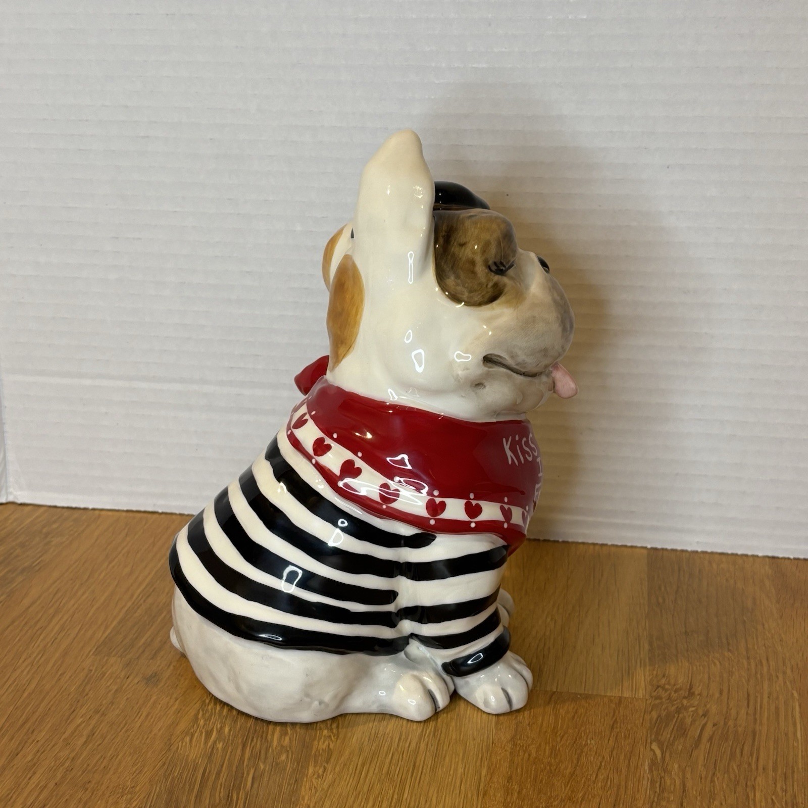 Blue Sky Clay Works ~ Free French Kisses Bulldog Figure ~ by Heather Goldmine