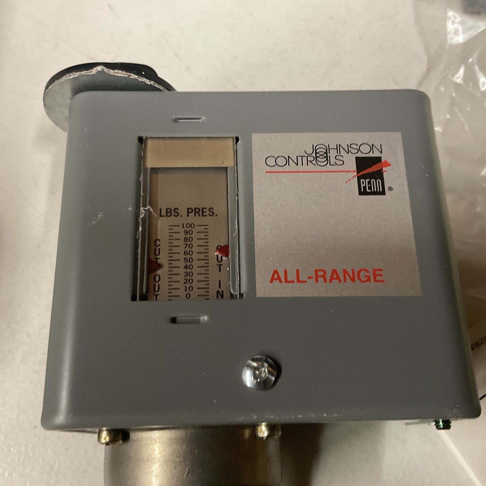 NEW JOHNSON CONTROLS P70AB-2E LOW SIDE PRESSURE CONTROL 20″HG VAC P70AB-2