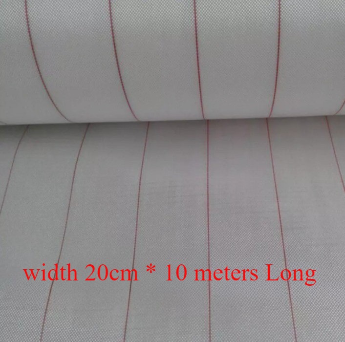 width 20cm*10m Long Carbon Fiber Fiberglass Peel Ply Vacuum Infusion Cloth 95gsm