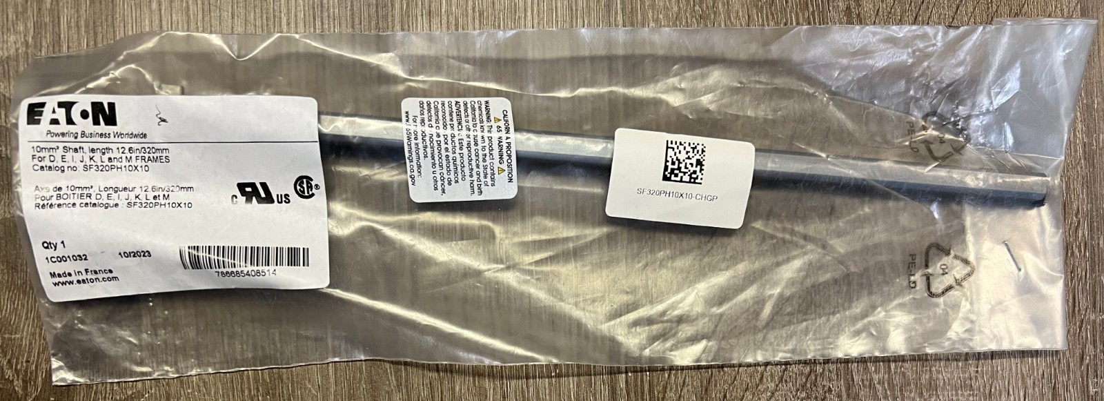 Eaton 1C2D2813 Rotory Pistol Handle with Shaft, 1C001032 100A-400A Double Throw