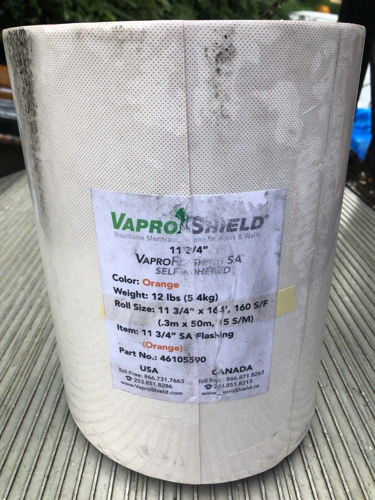 VaproFlashing™ SA Self-Adhered Roll- 11-3/4″ x 164′ Orange,