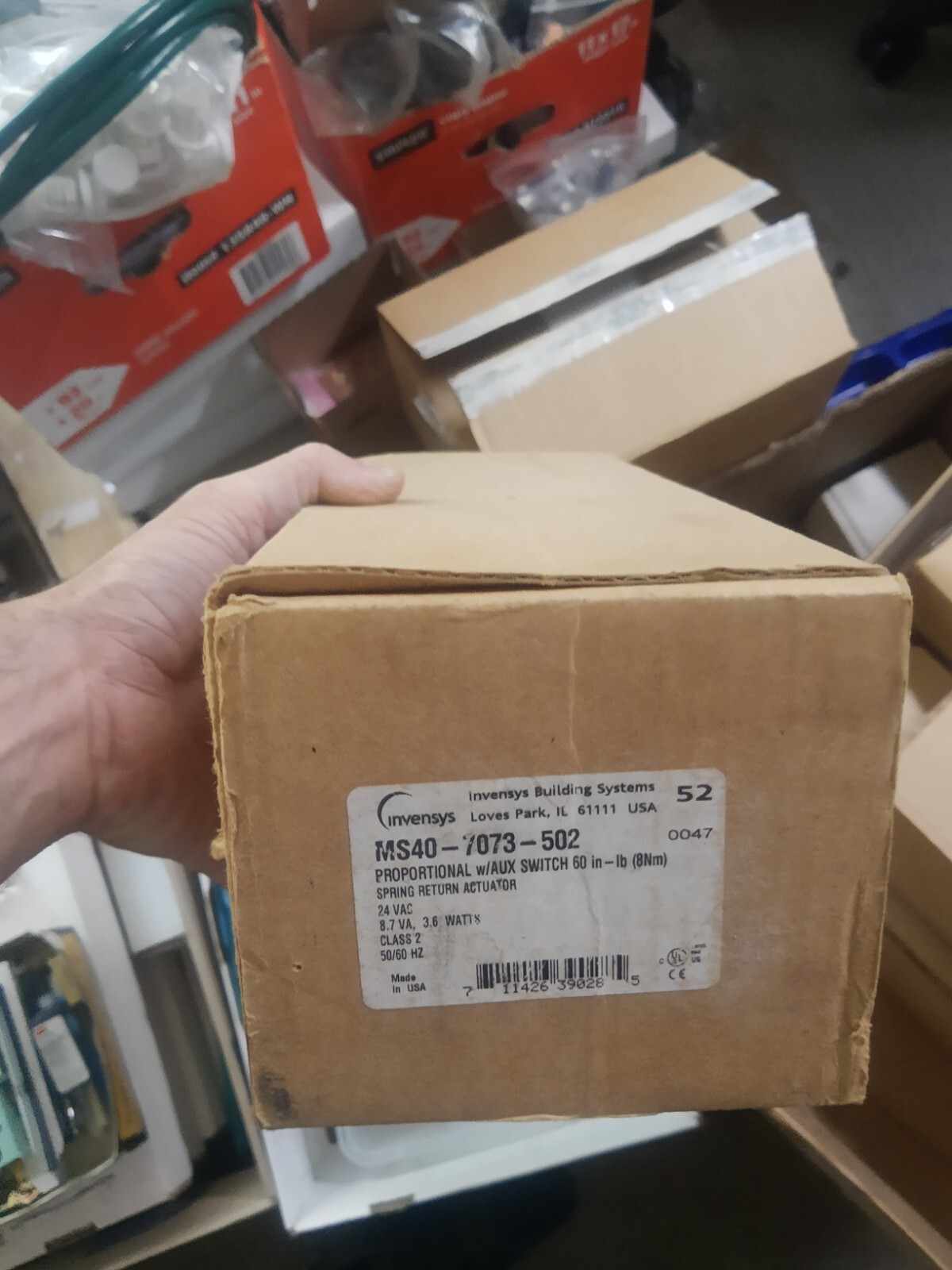 NEW Invensys TAC Actuator Spring Return 2 Position DuraDrive 160 lb # MA40-7173