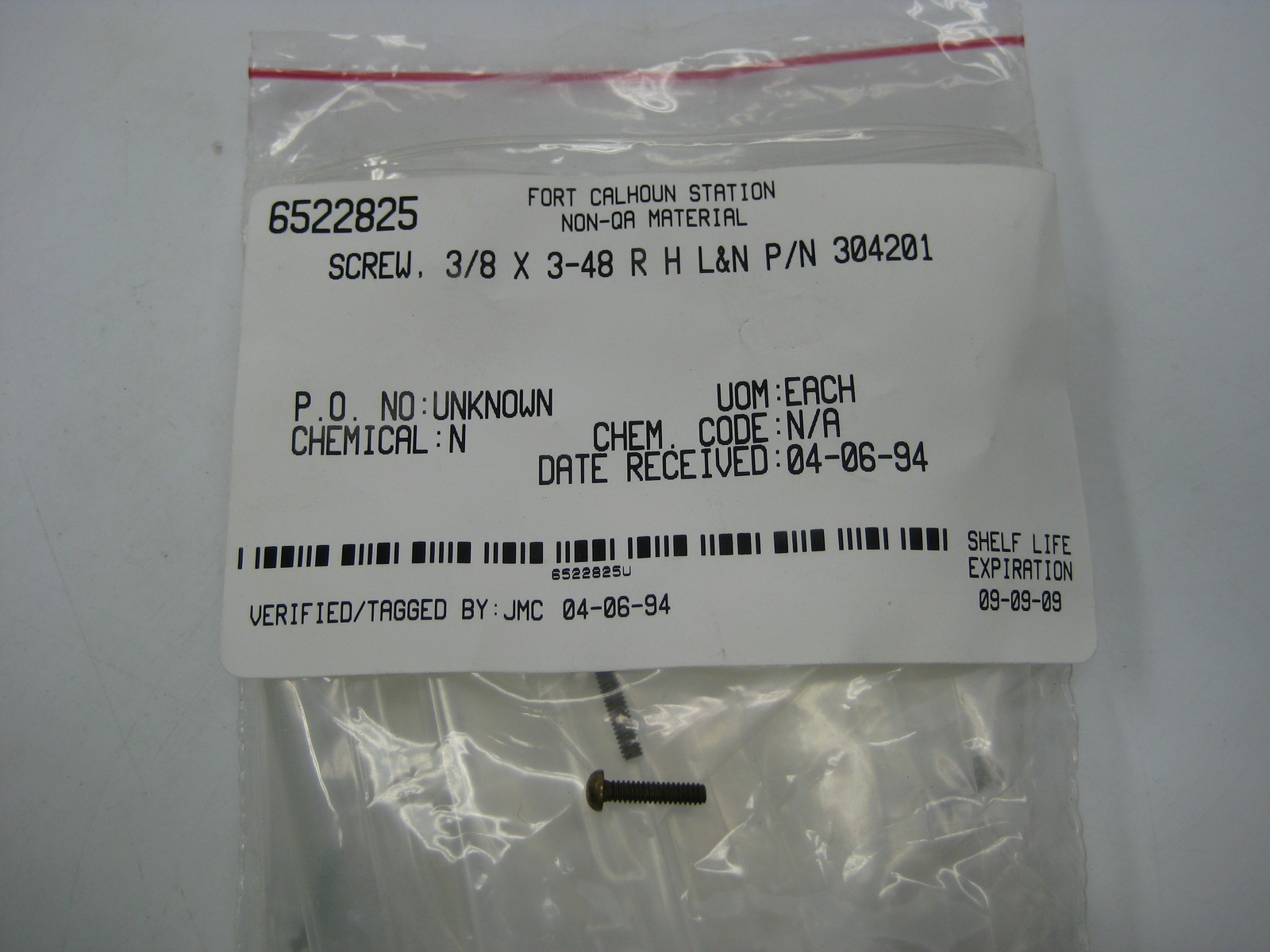 L&N 304201 SCREW LOT OF 12 NSNP