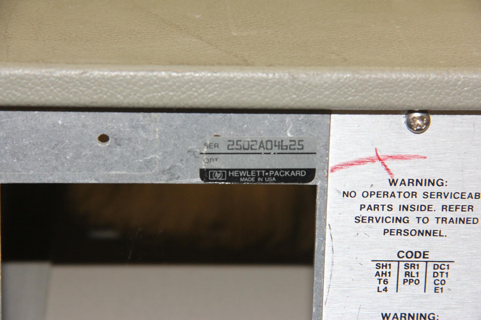HP Hewlett Packard 8350B Sweep Oscillator