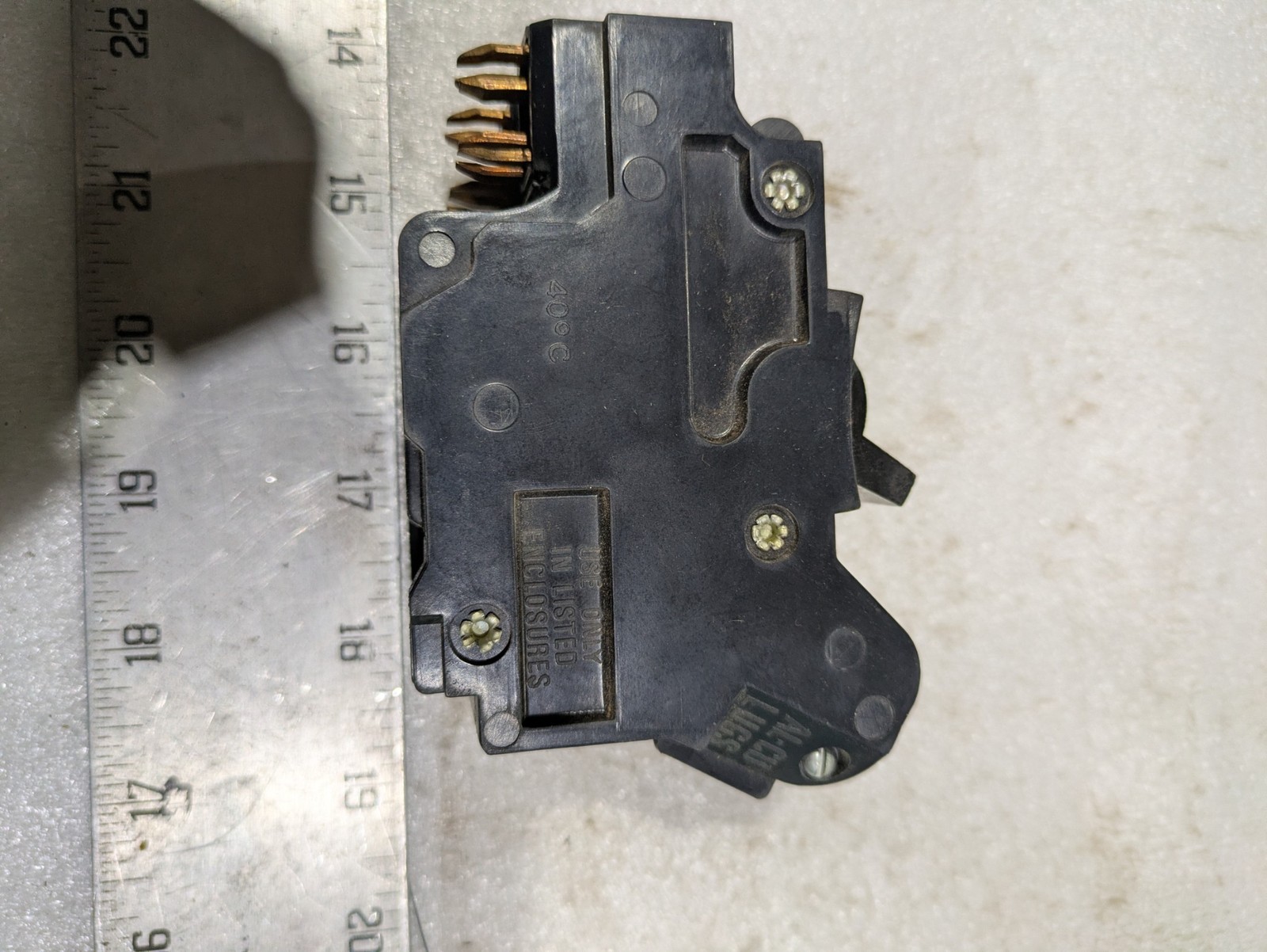 Federal Pacific 100 Amp 2 Pole Type NA Circuit Breaker Stab-Lok FPE