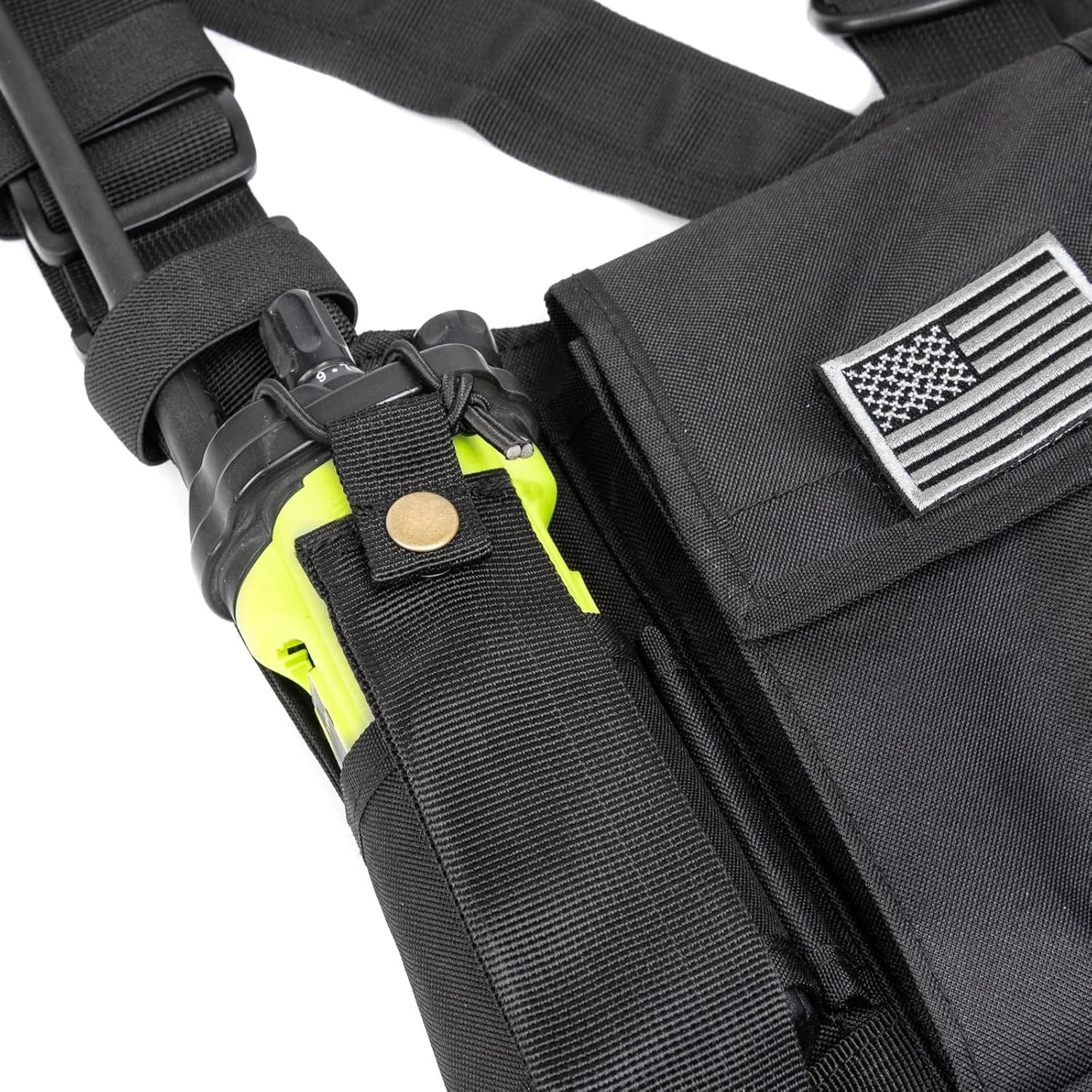 LUITON Radio Chest Harness with Reflective Strips Shoulder Holster Radio Vest…