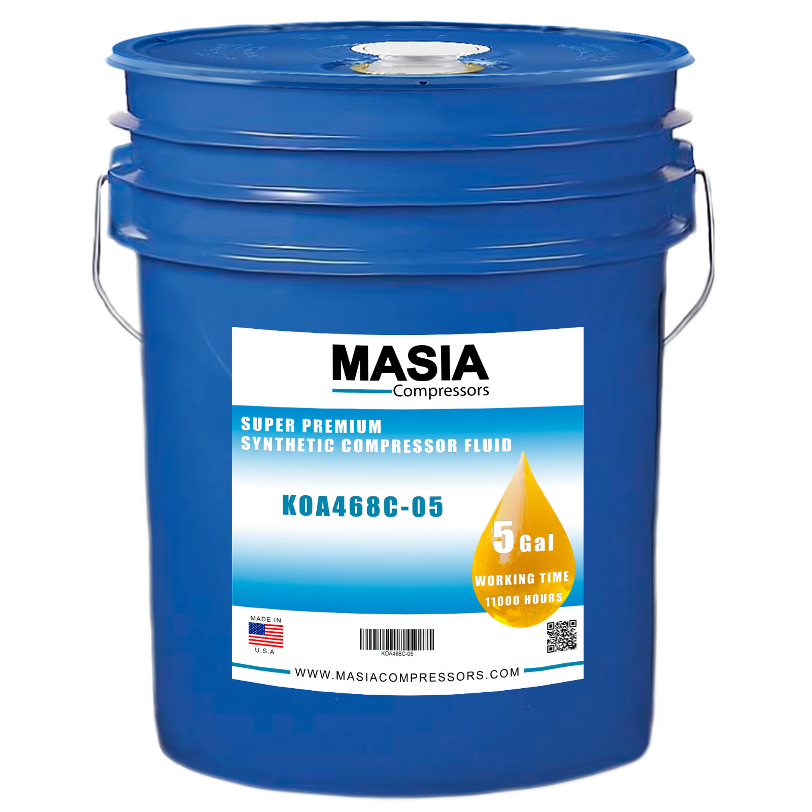 Complube 10 Lubricant Leroi POE Synthetic Base ISO 46 12000 Hours 5-gal Pail