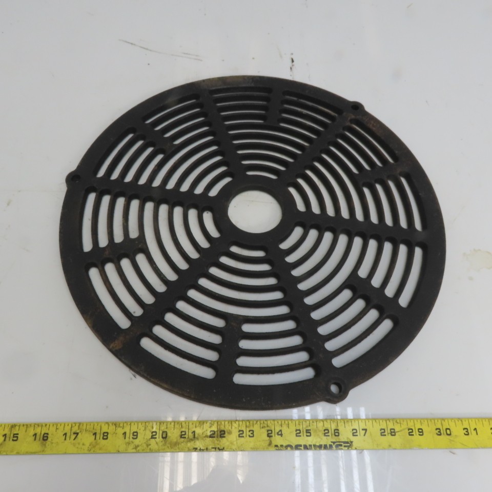16-3/4″ Diameter Round Cast Iron Grate Motor Guard Grill Drain