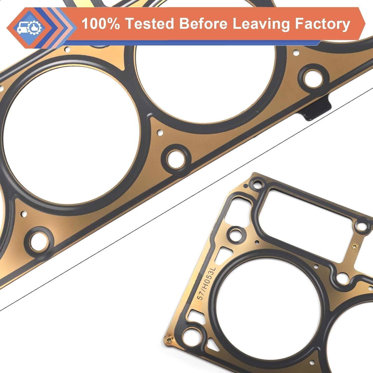 2 Pcs Cylinder Multi Layer Head Gasket for LS1 LS6 V8 4.8L 5.3L 5.7 Liter Eng