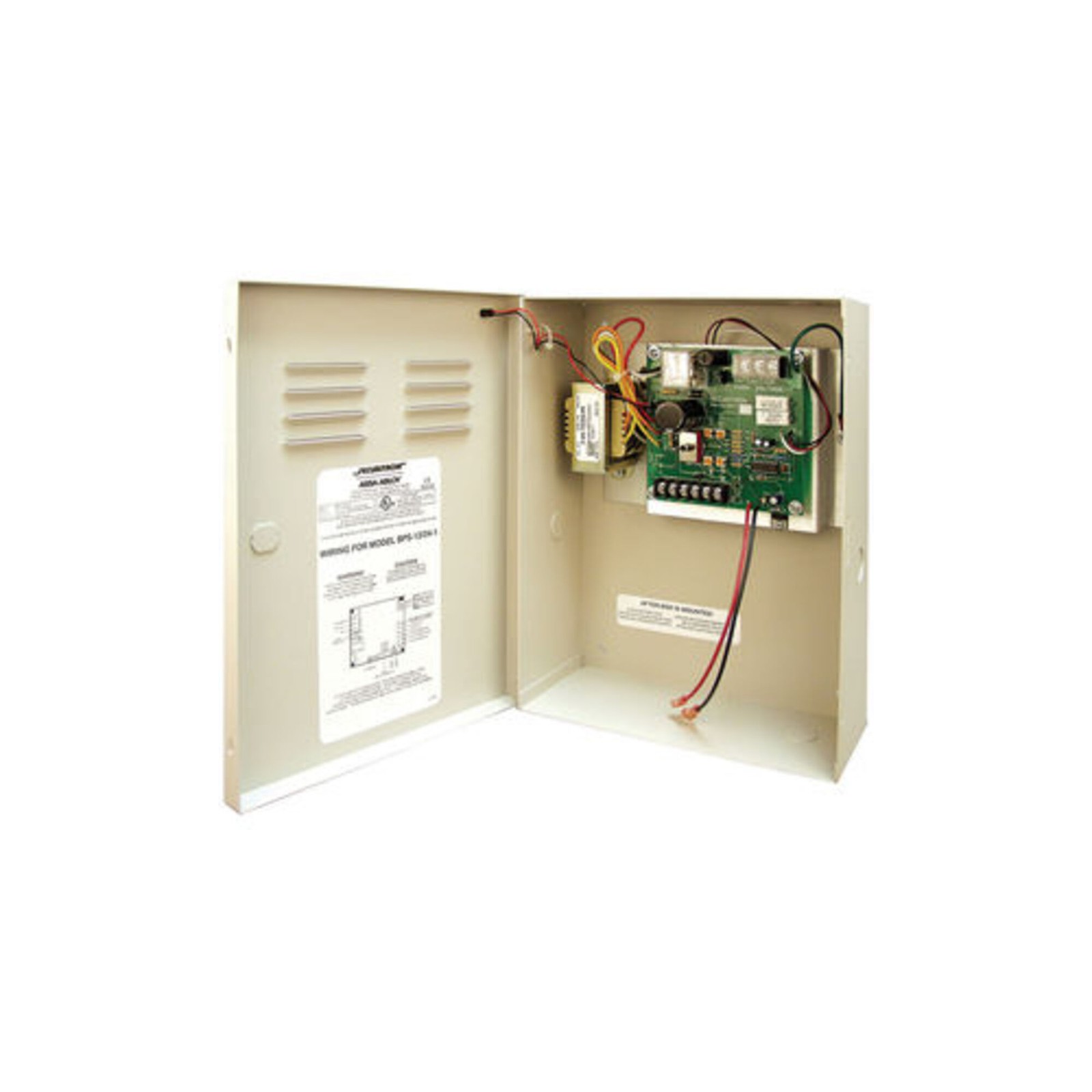 Securitron – BPS-12-1 – Power Supply, 12VDC 1A, With Enclosure, Regulated and