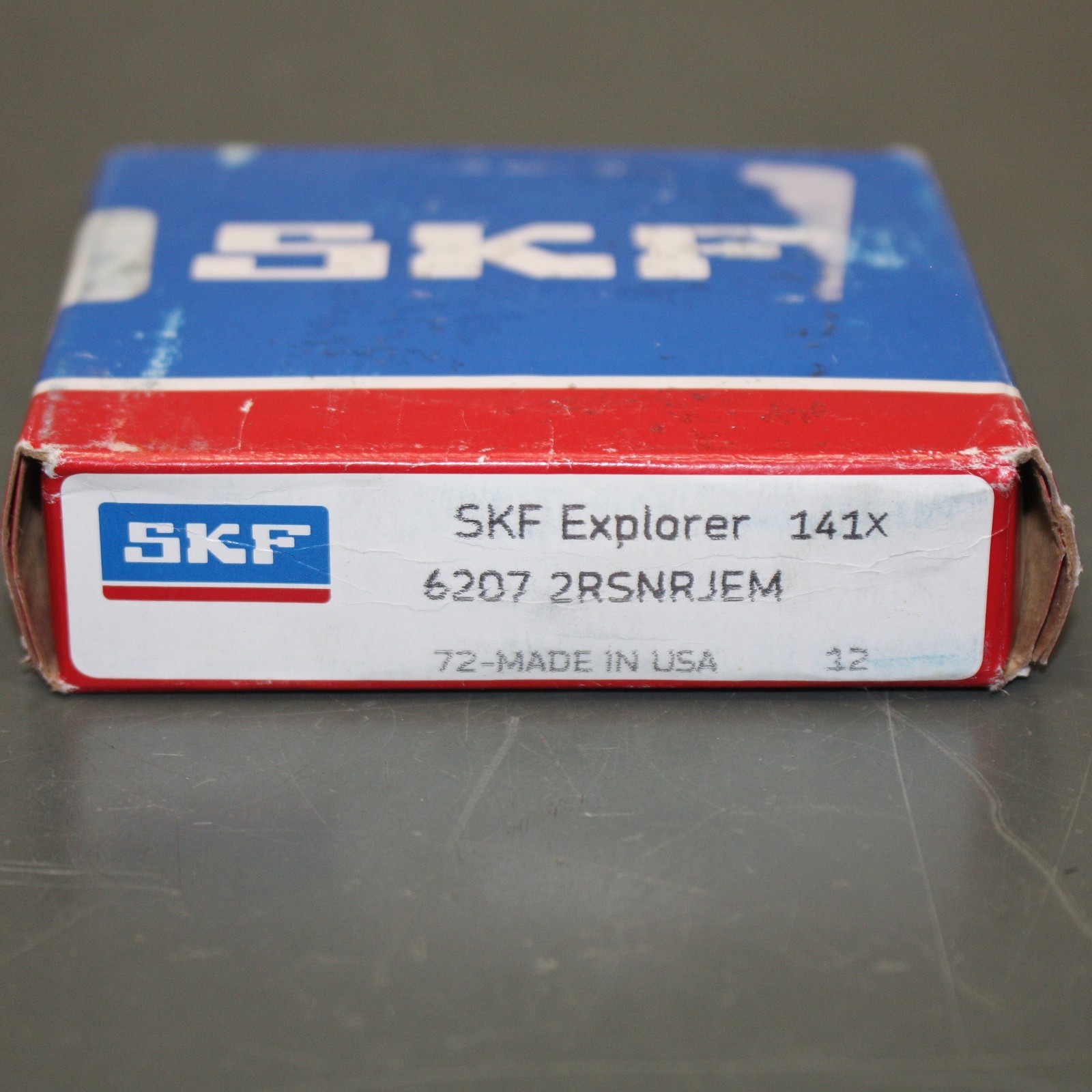 SKF Radial Ball Bearing 6207 2RSNR JEM, 35mm ID x 72mm OD x 17mm, 100Cr6