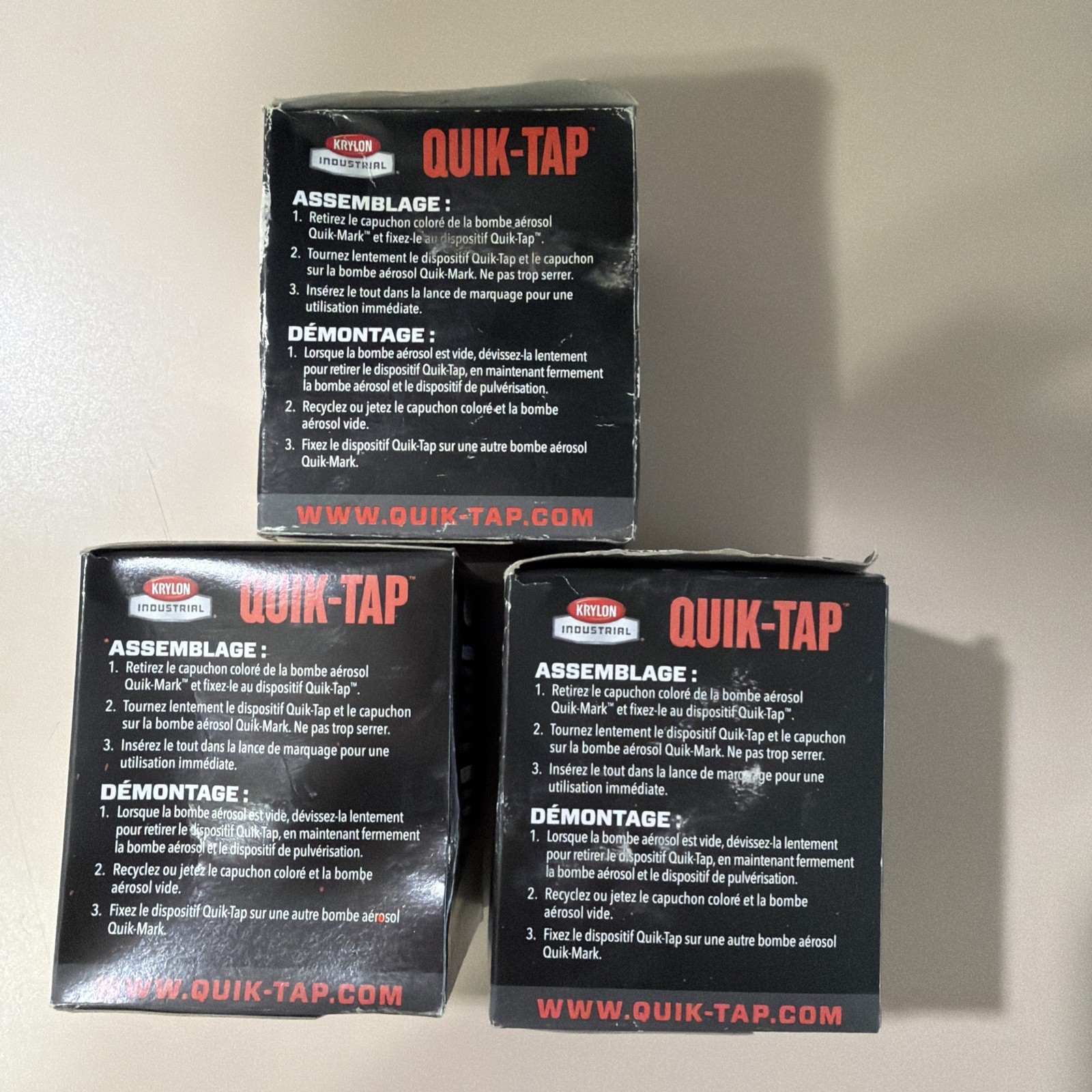 3 Krylon Industrial QT1000000 Marking Tap, Steel/Plastic, 3″ New/ Box Damage