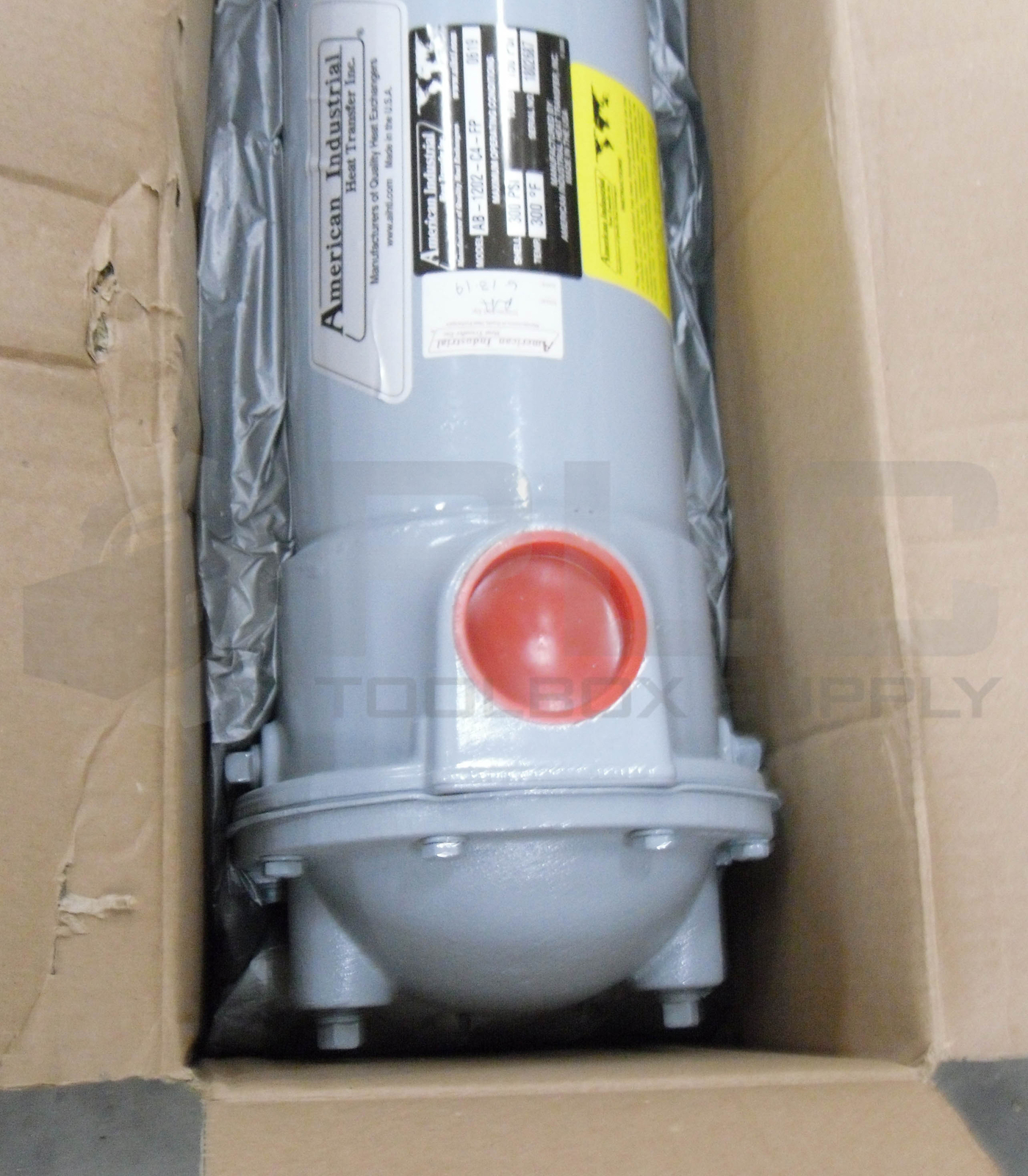 NEW AMERICAN INDUSTRIAL AB-1202-C4-FP HEAT EXCHANGER 300PSI 300DEG F