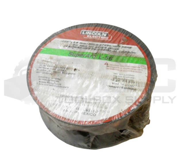 SEALED NEW LINCOLN ELECTRIC SUPERARC L-56 MILD STEEL MIG WIRE .025″