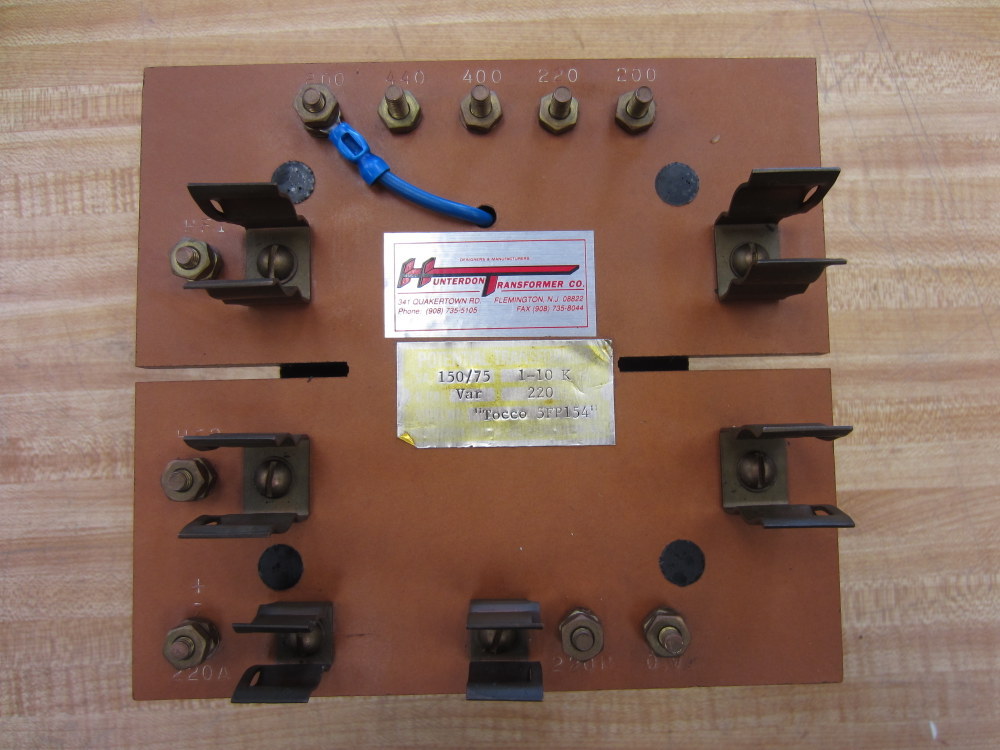 Hunterdon Transformer 5FP154 Tocco Transformer 150/75 1-10K Var 220