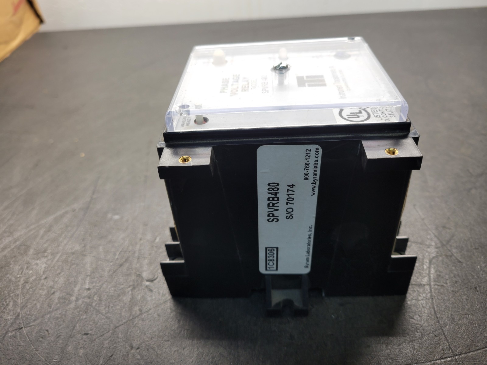 Instrument Transformers Inc. SPVRB 480 Voltage Relay.
