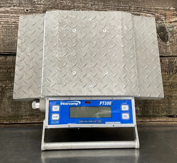 Intercomp PT300 Wheel Load 25,000 Portable Truck Scale *NO POWER* 100128-M