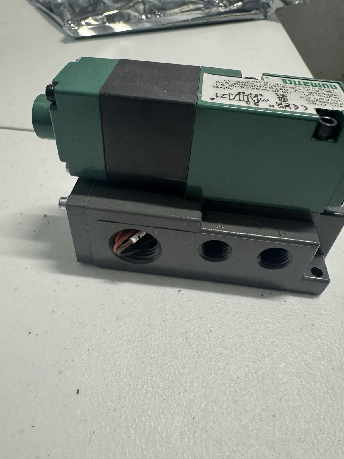 NUMATICS 082SA43AK000030 120V .15A 150PSI UNMP