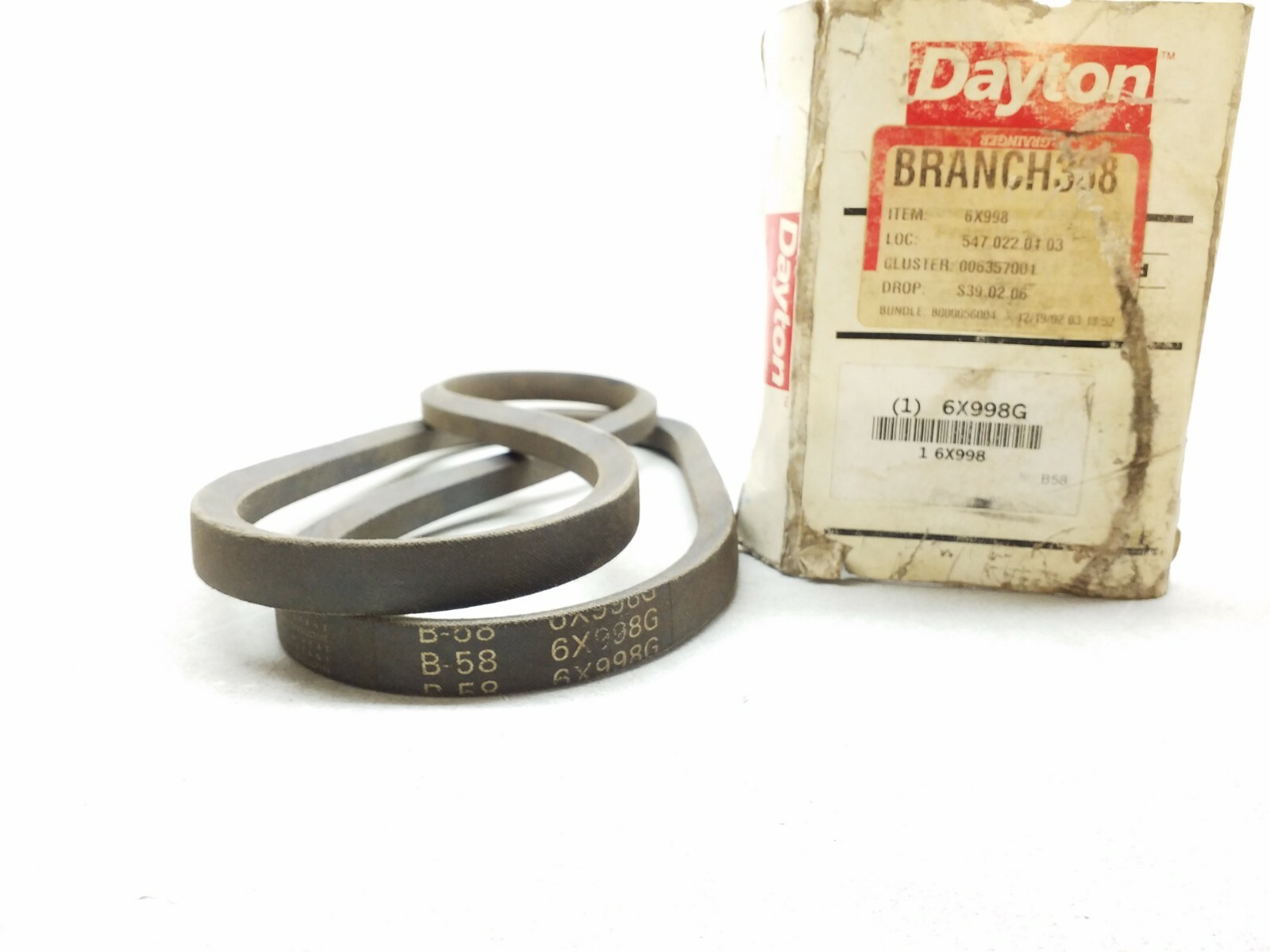 6X998 Dayton V-Belt Free Shipping Free Returns Made in Indonesia 6X998G
