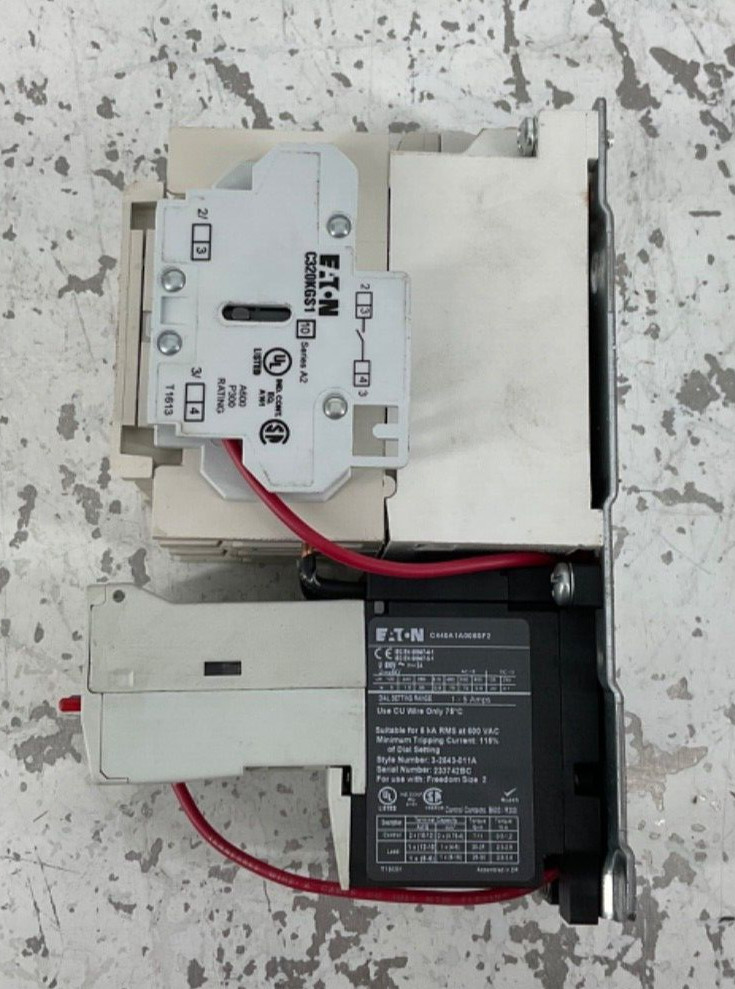 NEW EATON AN19GN0T5E005 STARTER FVNR SZ2 SS OVERLD 1-5A 24/60 COIL 1NO AUX