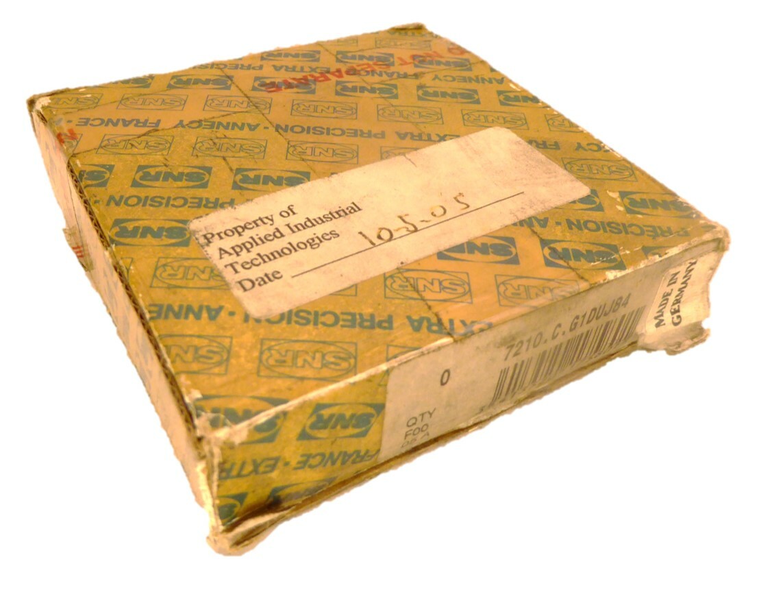SNR 7210.C.G1DUJ84 Single Bearing 7210CG1DUJ84 50 x 90 x 20mm NIB