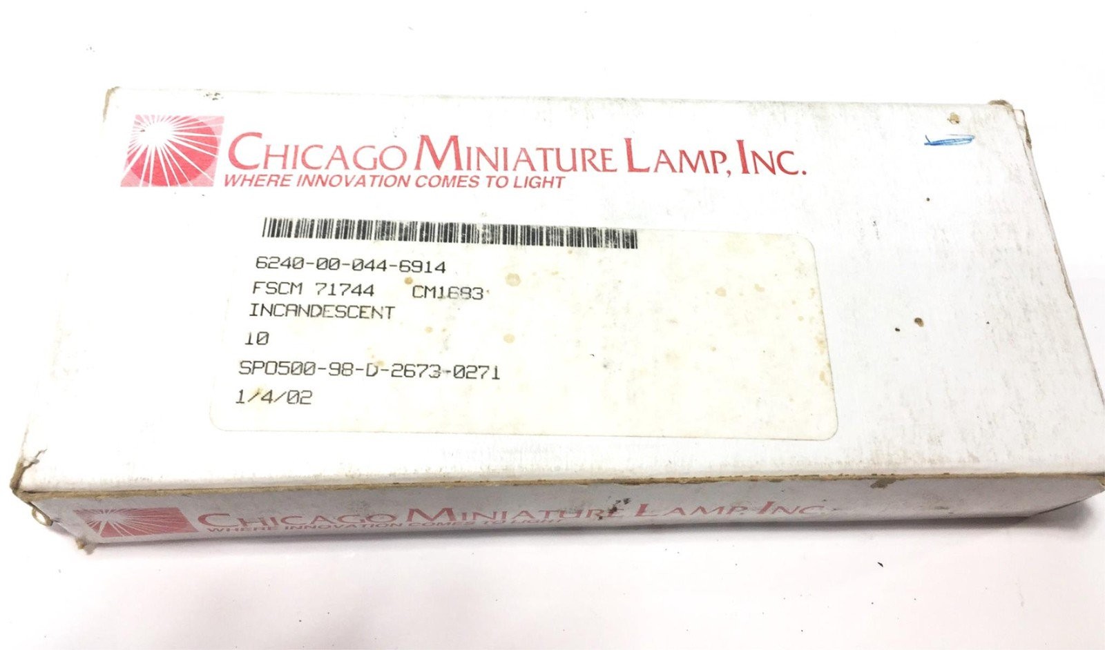 Chicago Miniature 24V Miniature Bulb 6240-00-044-6914 [Lot of 10] NOS