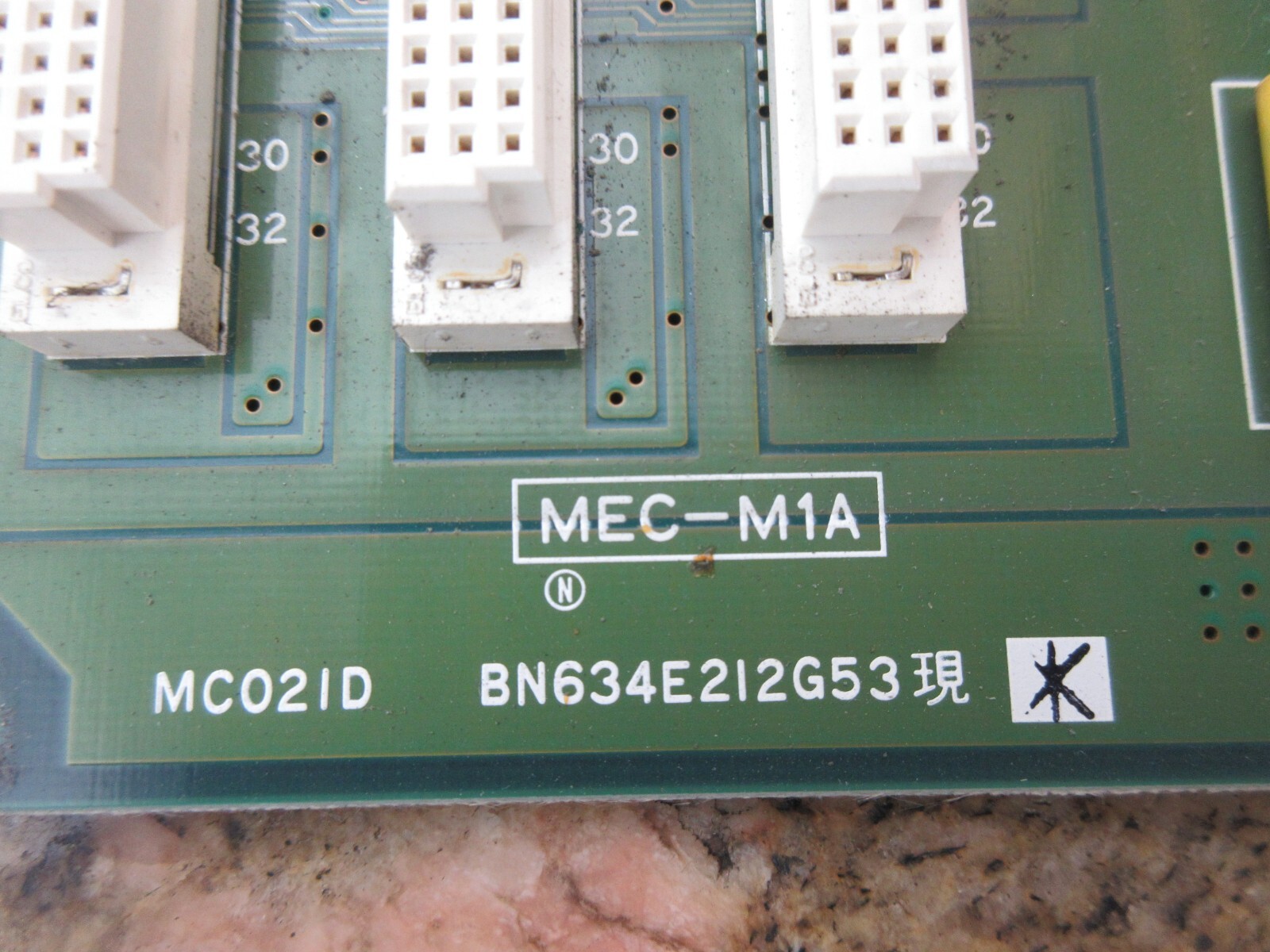 MITSUBISHI CIRCUIT BOARD MC02ID BN634E212G53 MEC-M1A