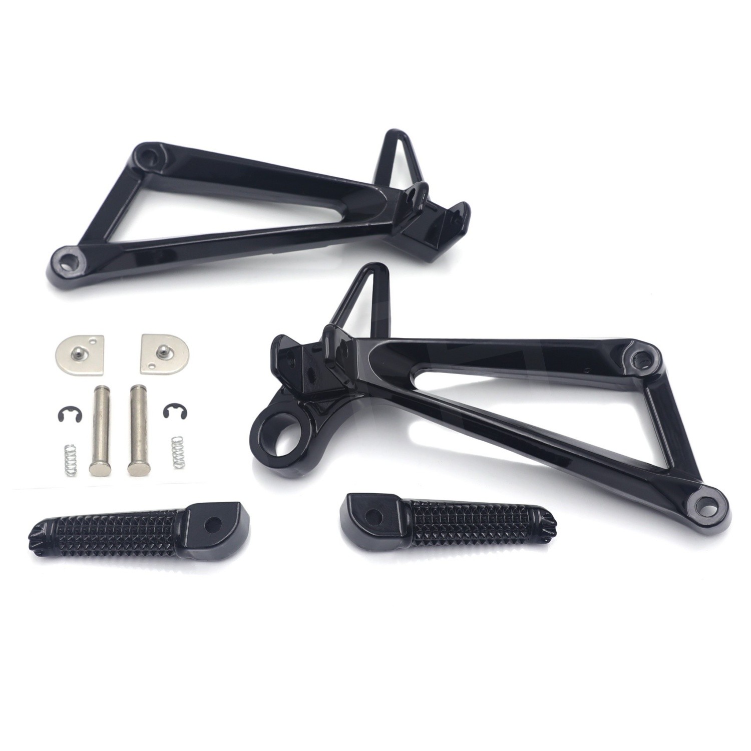 Rear Black Passenger Footpeg Footrest Bracket Yamaha 15-25 YZFR3 20-24 MT03