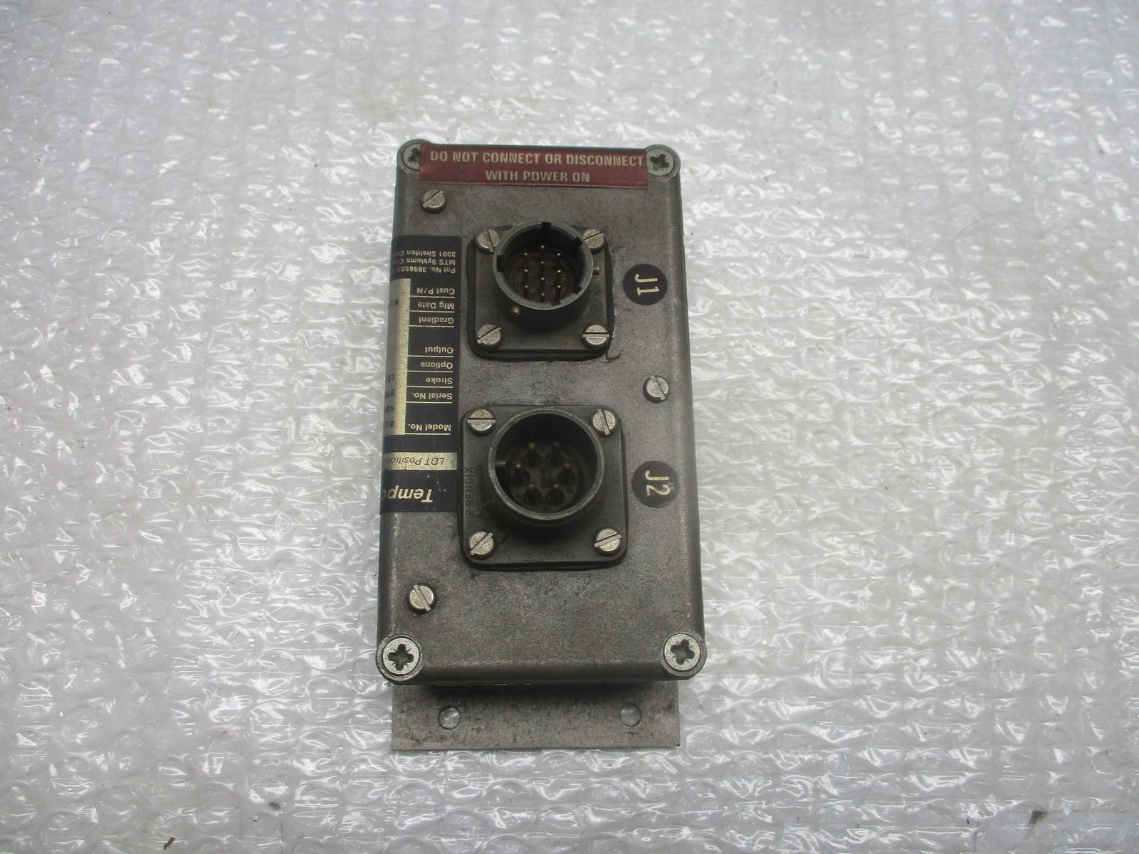 TEMPOSONICS 01101809409110 7240-03-001 INTERFACE BOX UNMP