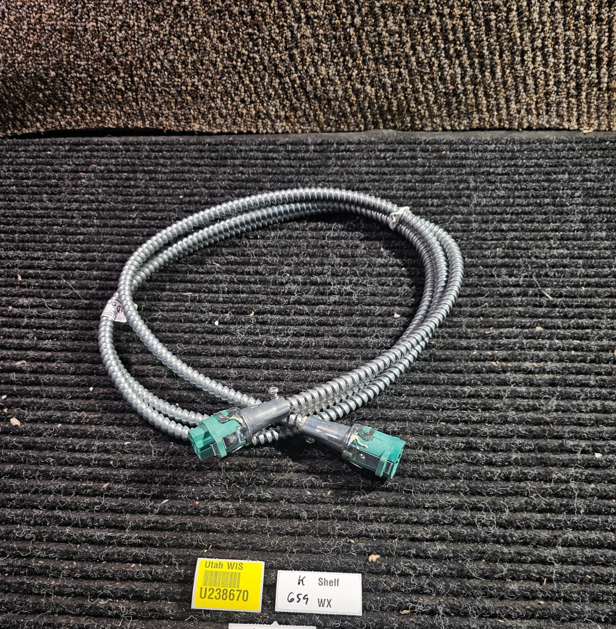 (QTY2)D&P Custom Lights DP1E5-10-IG Extender Cable 10ft. 120V 20A 12 AWG Type MC