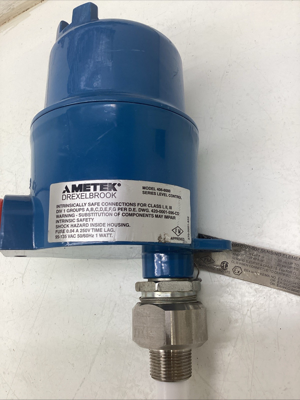 Ametek Drexelbrook 406-6000 Level Control NEW