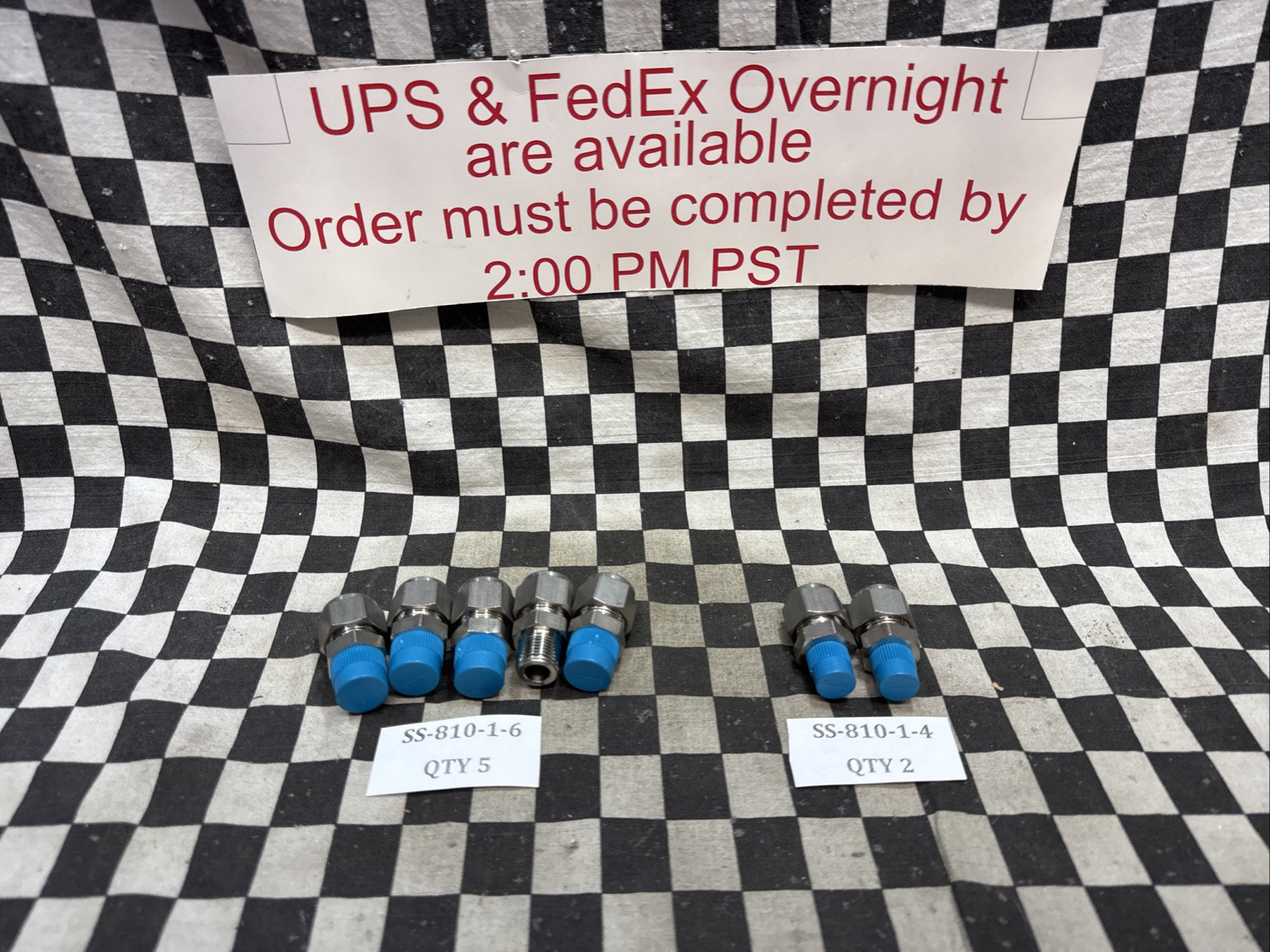 SWAGELOK SS-810-1-6, SS-810-1-4, Male Connector, LOT OF 7 SHIPSAMEDAY