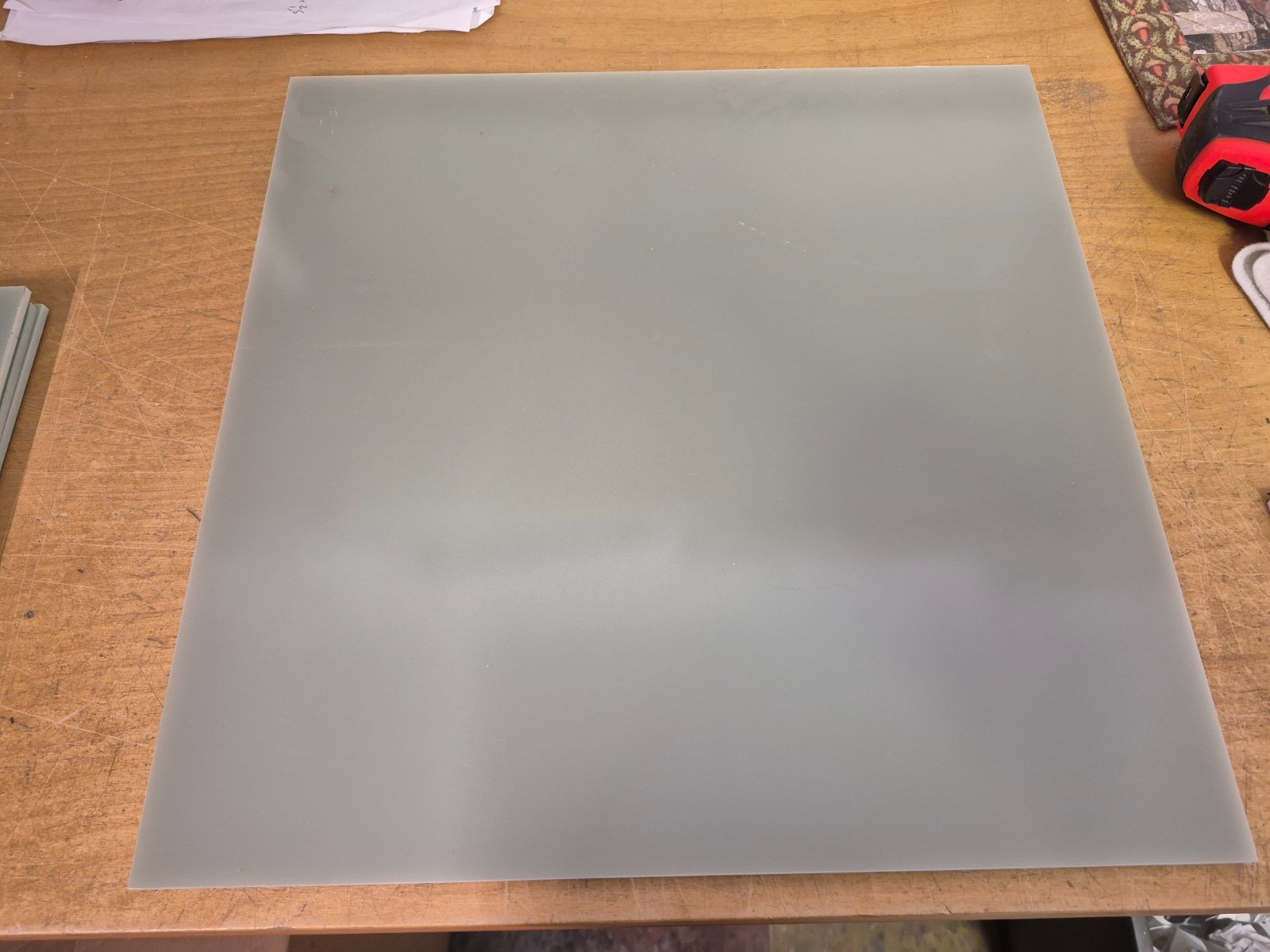 G10 FR-4 Phenolic Sheet -Unclad (3/8) .375 x 16 x 16 inches