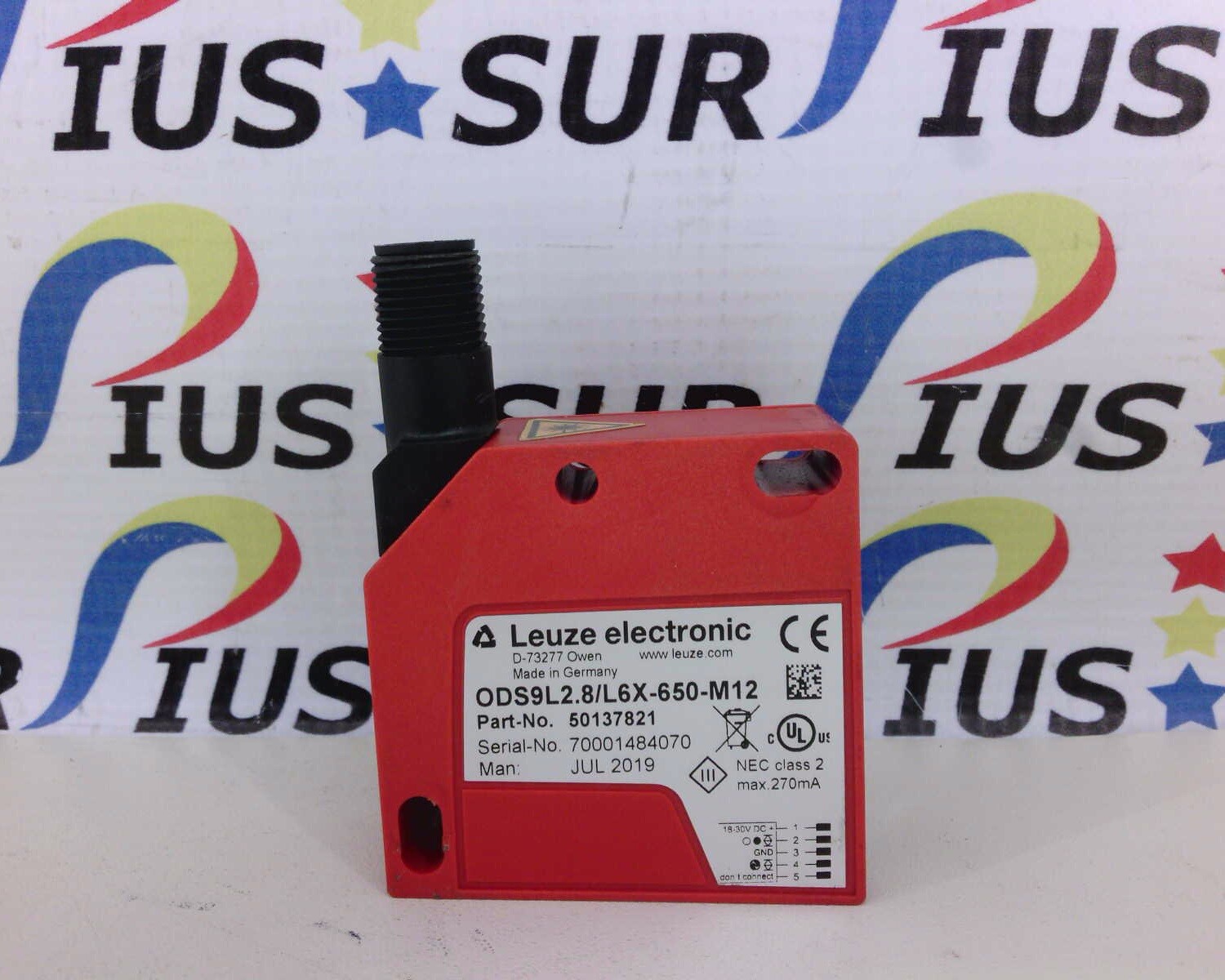 USSP Leuze ODS9L2.8/L6X-650-M12 Optical Distance Sensor 50137821