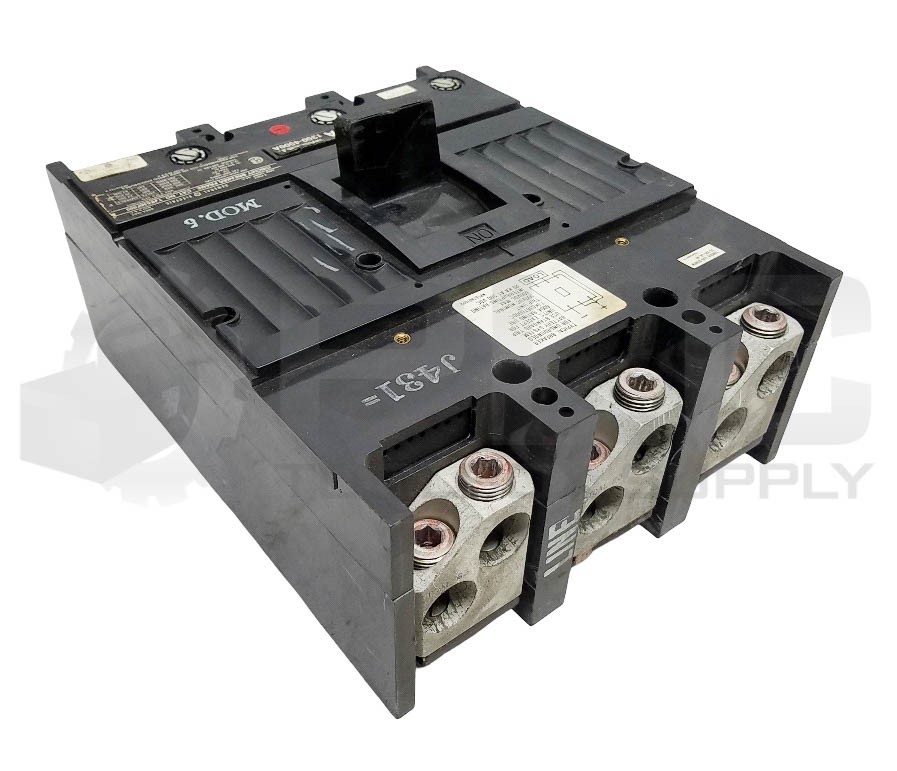GE TJK636F000 MOD. 5 CIRCUIT BREAKER 450A 3P 600V, MAG. ADJ. 1350-4500A