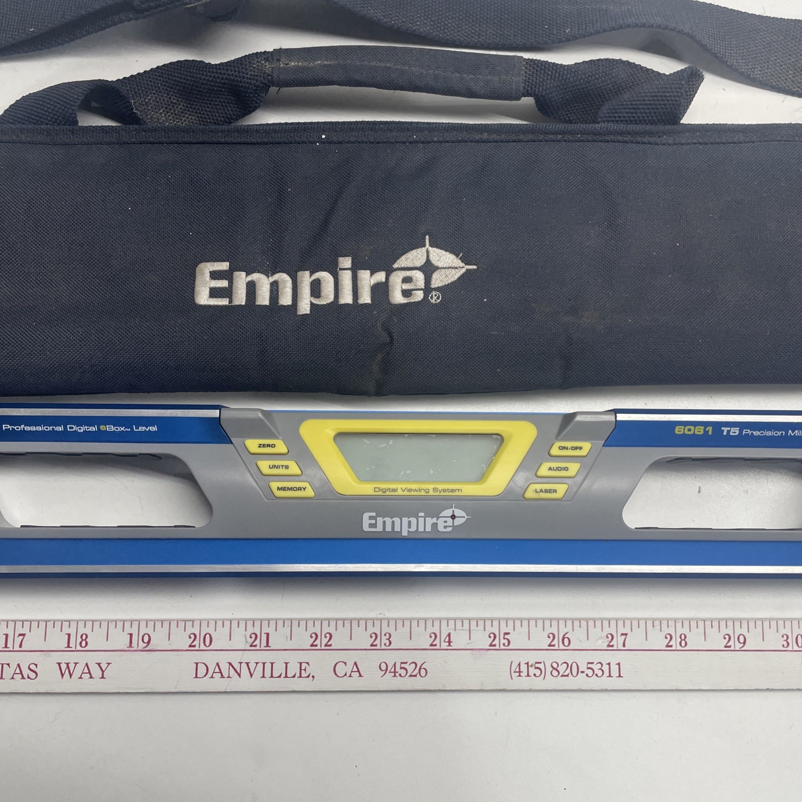 Empire (For Parts Only Not Working) 6061T5 digital level see Description used￼￼￼