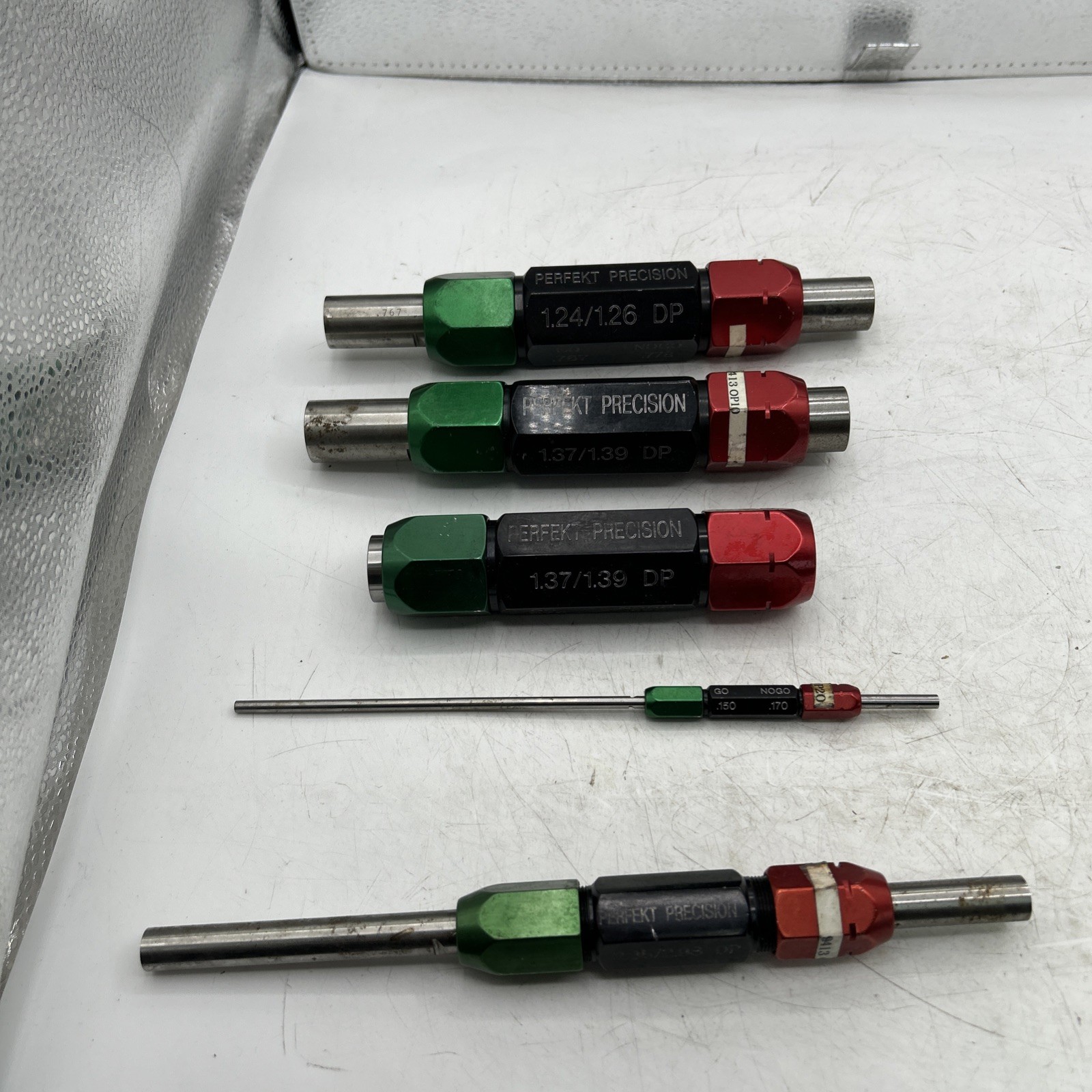 Set Of 5 PERFEKT PRECISION 1.24/1.26 & 1.37/1.39 & 4.80/4.82 & 2.96/2.98