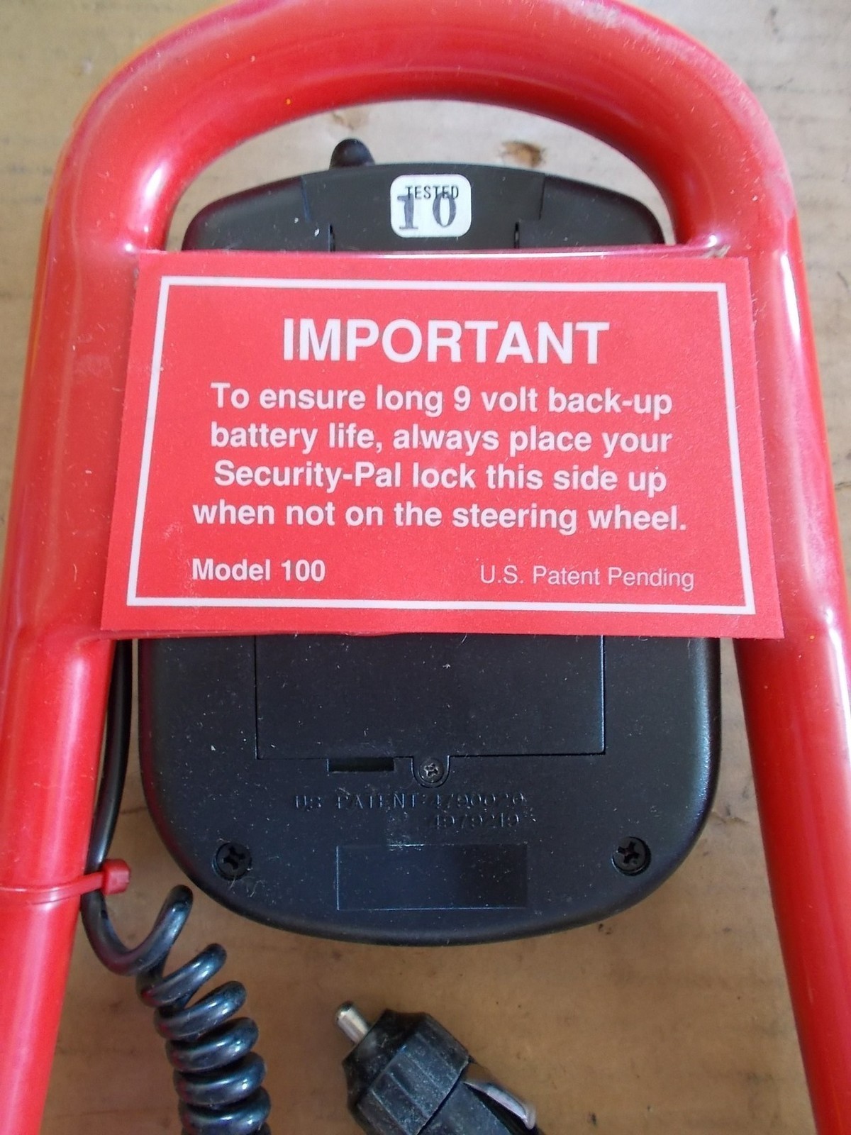 Security-Pal Wolo Model 100 Alarm/Lock Protection *FREE SHIPPING*