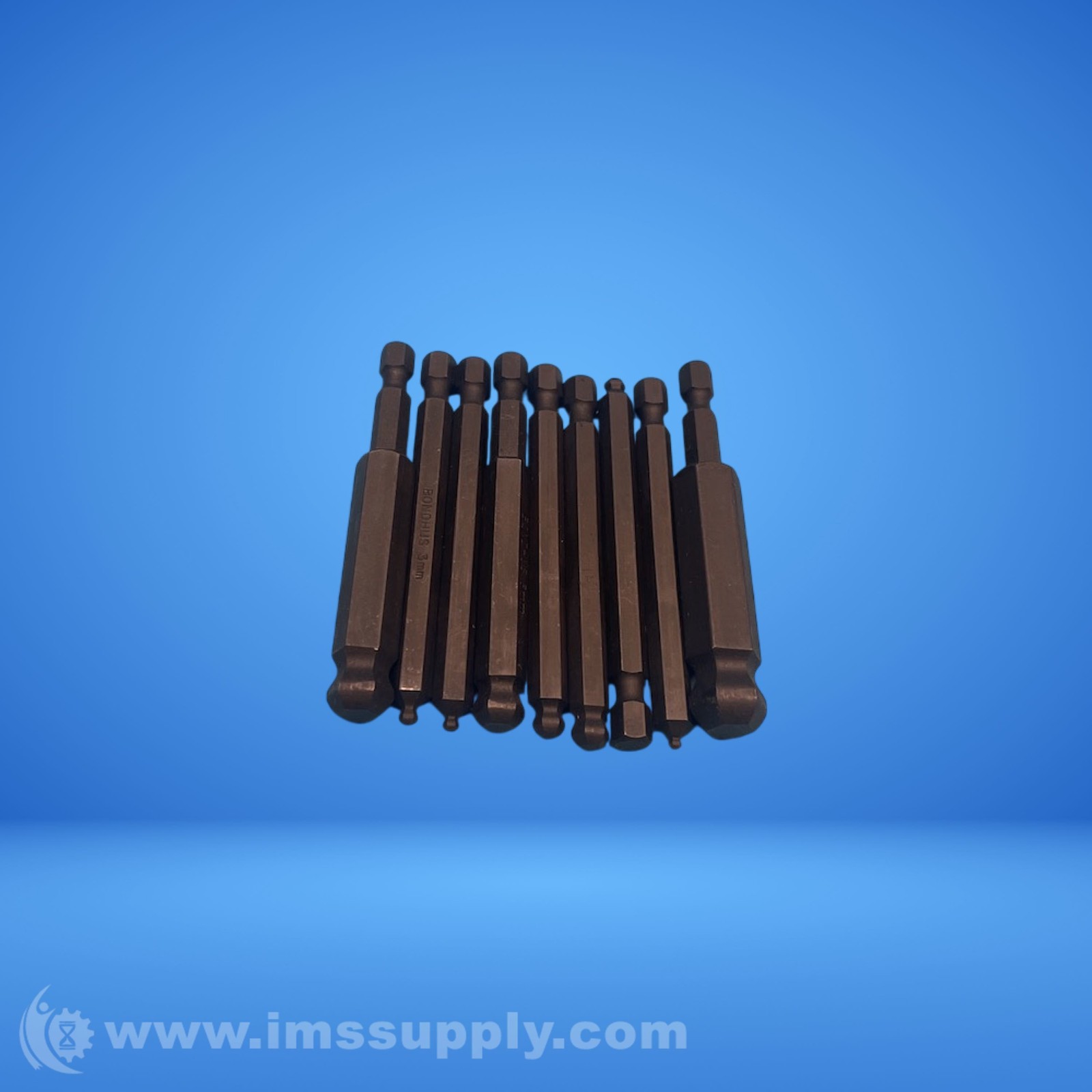 Bondhus 10899 Metric Balldriver Power Bit Set 9pcs FNOB