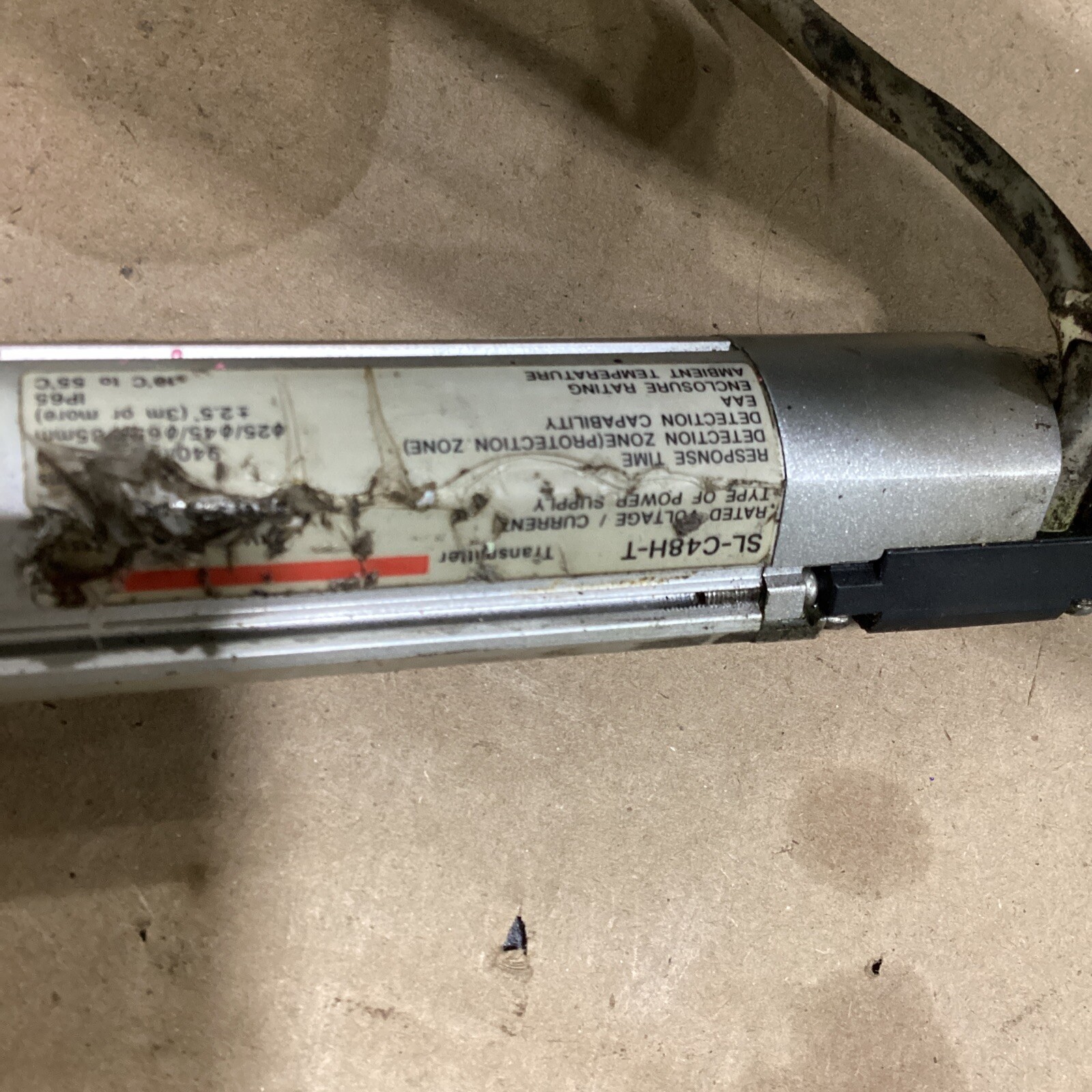 KEYENCE SL-C48H-T /SL-C28H-R SAFETY LIGHT CURTAIN Transmitter #635F18