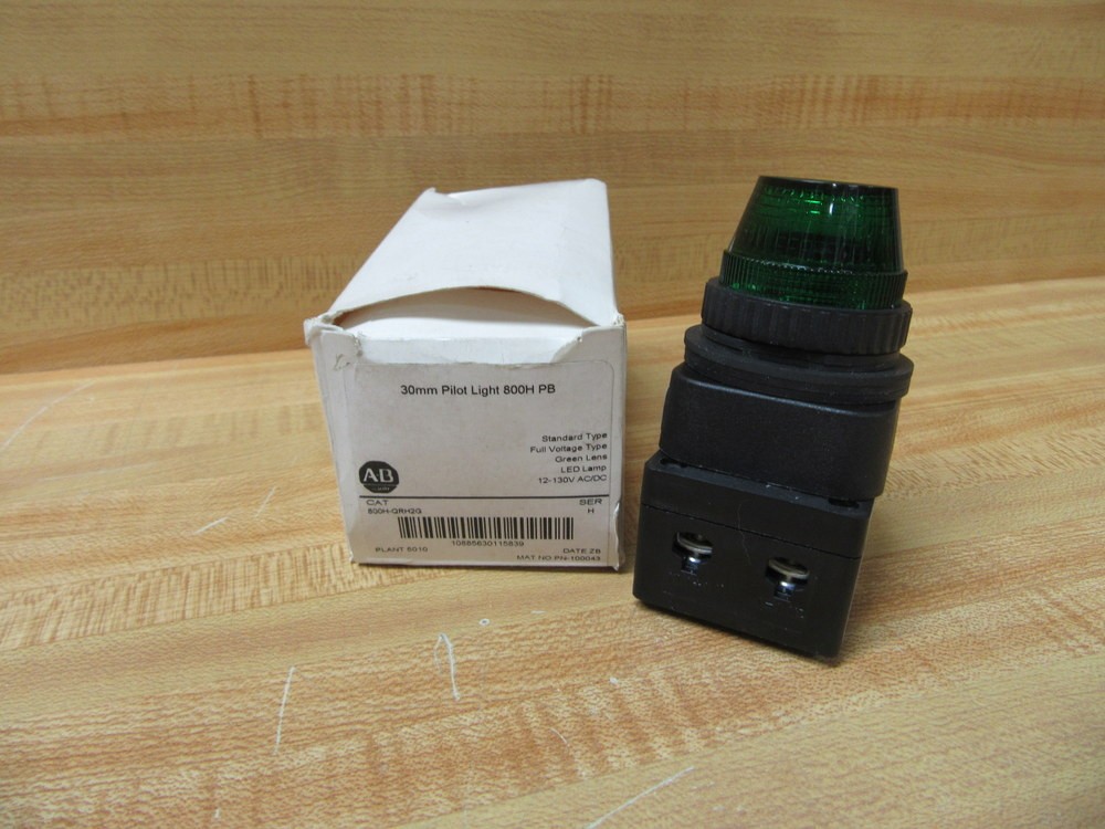 Allen Bradley 800H-QRH2G Pilot Light 800HQRH2G