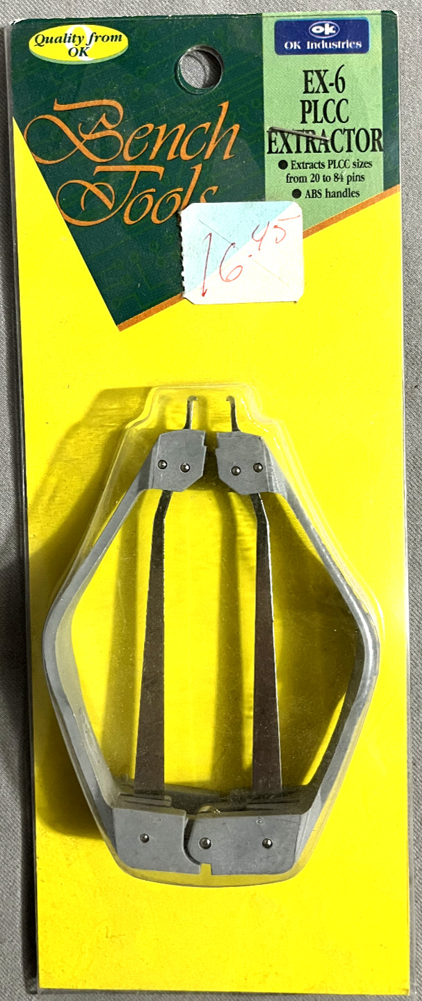 Bench Tool EX-6 Universal PLCC Extraction Tool chip puller in original box
