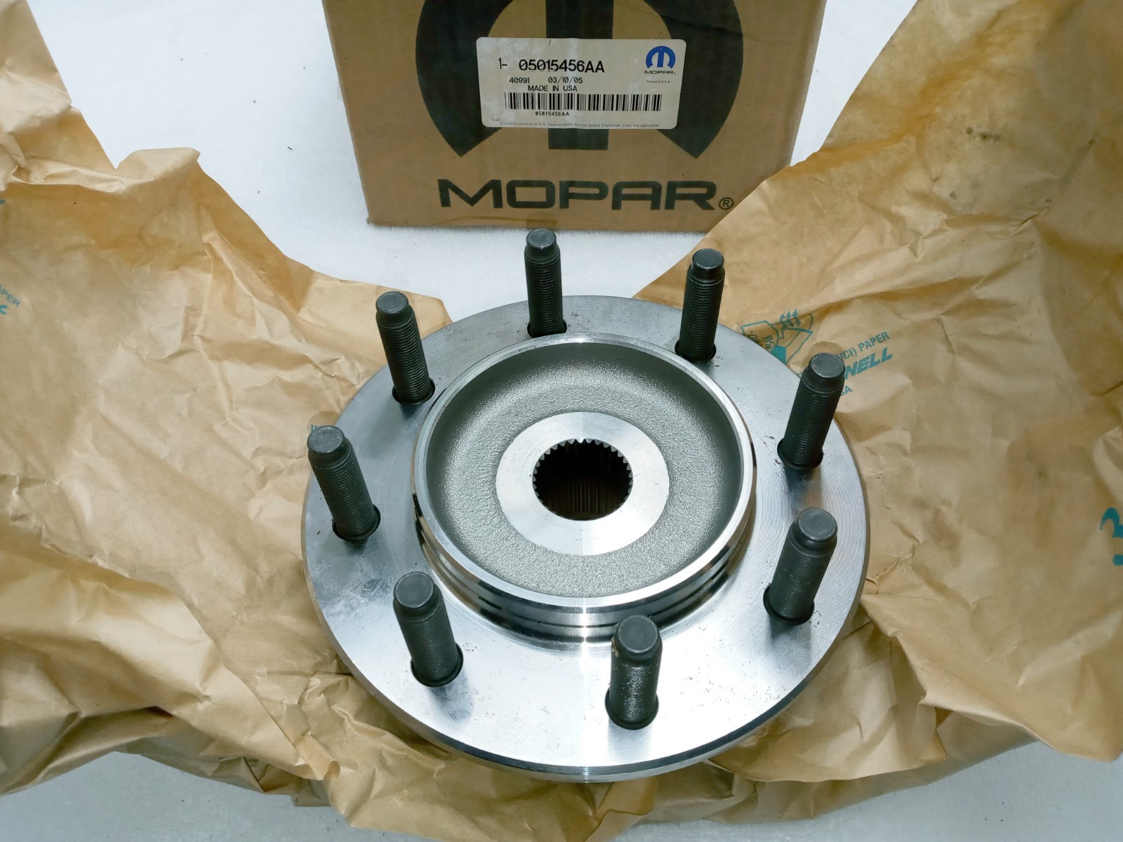 NOS Mopar 2000-01 DODGE RAM 2500 FRONT WHEEL BEARING ASSEMBLY 5015456AA